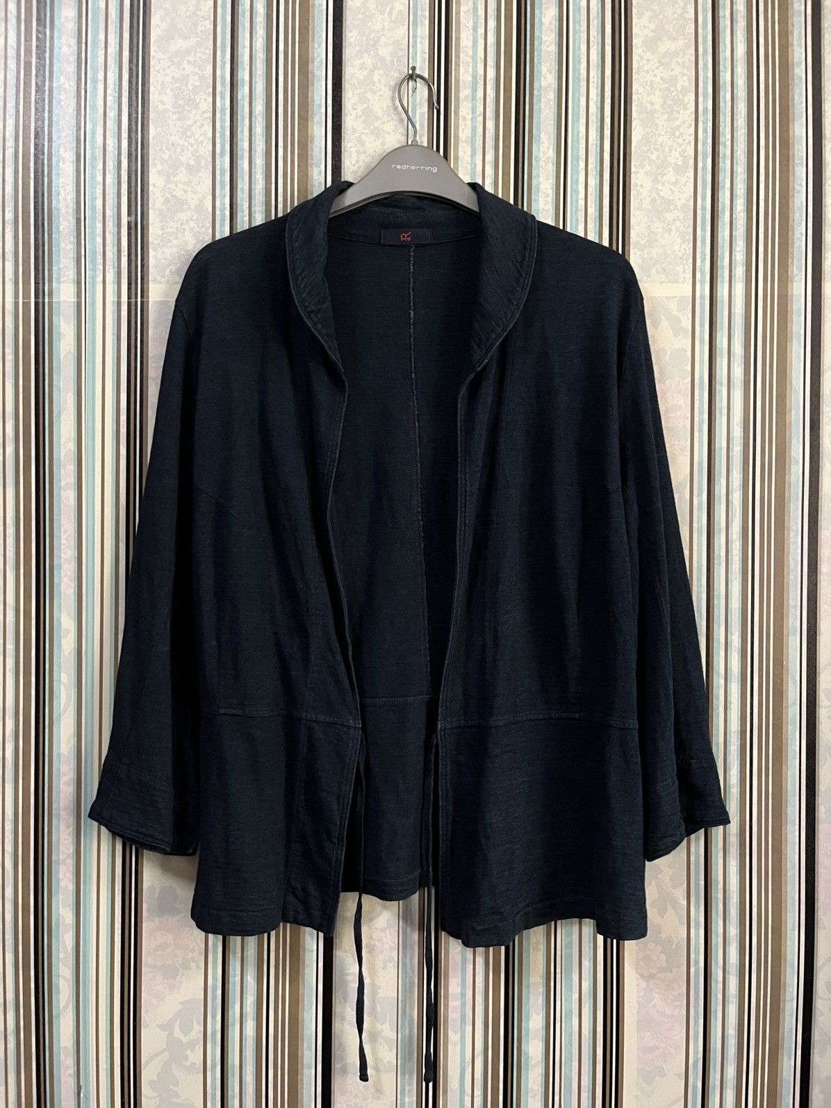 45rpm 1990s shawl collar dark indigo cardigans #I Size M / US 6-8 / IT 42-44 - 2 Thumbnail