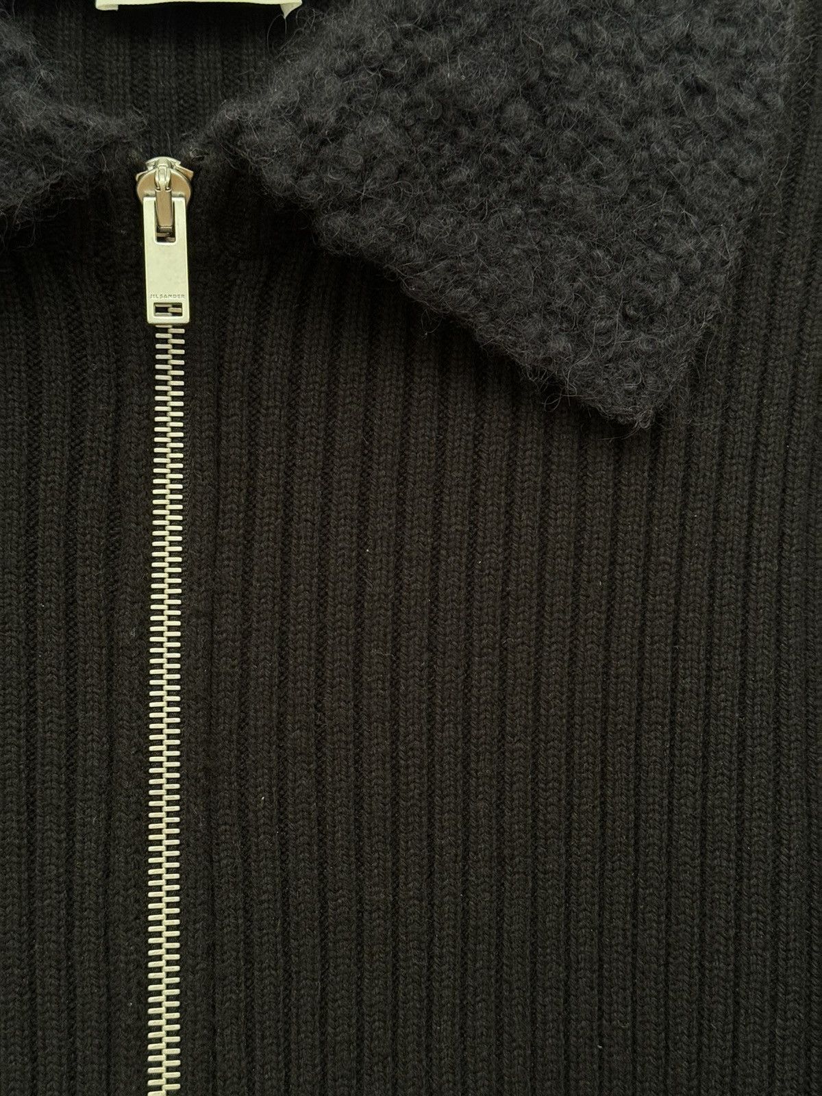 Jil Sander JIL SANDER cardigan with detachable collar in eggshell Size US L / EU 52-54 / 3 - 3 Thumbnail
