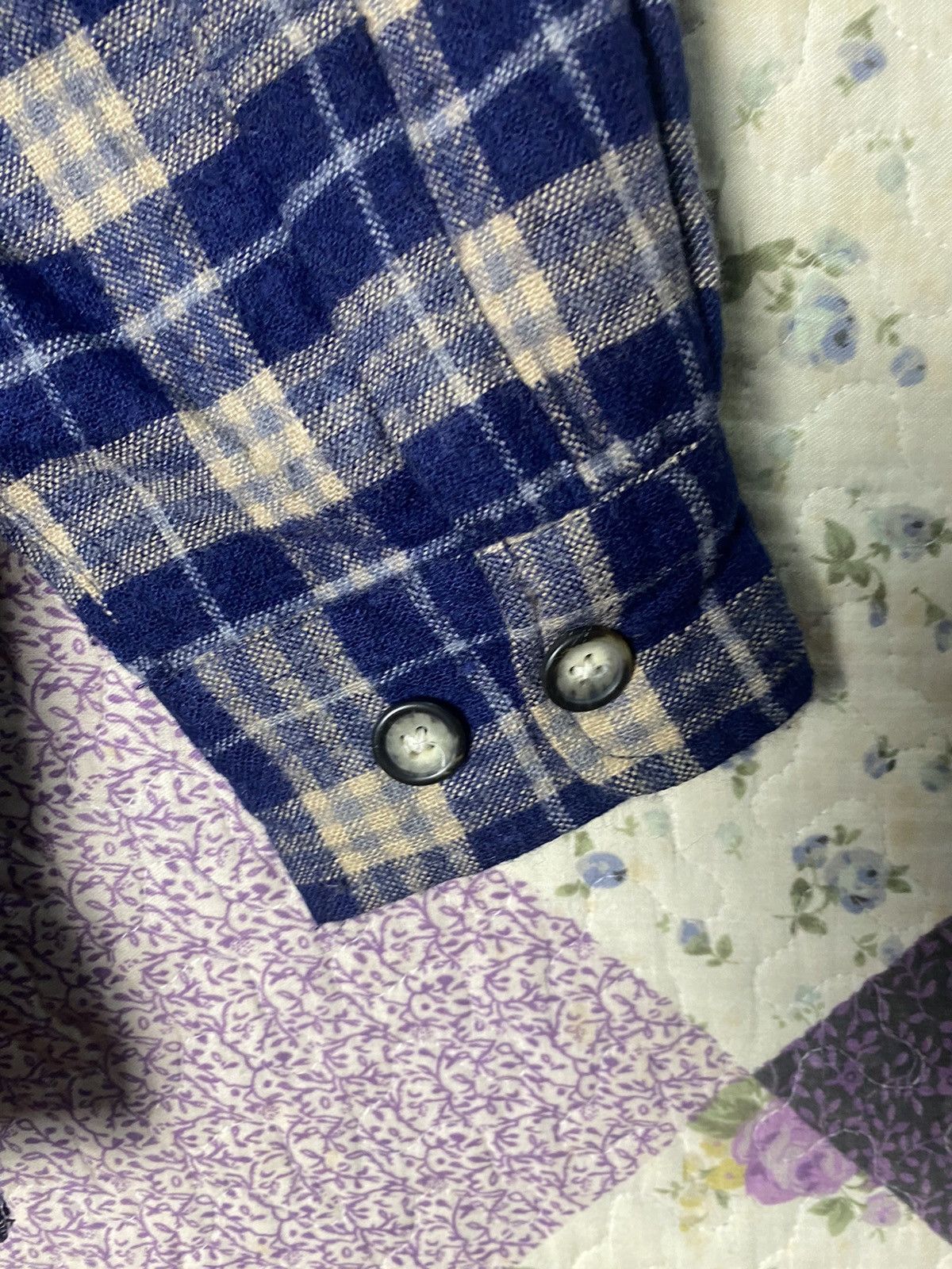 Converse × Flannel Vintage Converse All Star Rayon + Wool Zipper Flannel Size US M / EU 48-50 / 2 - 5 Thumbnail