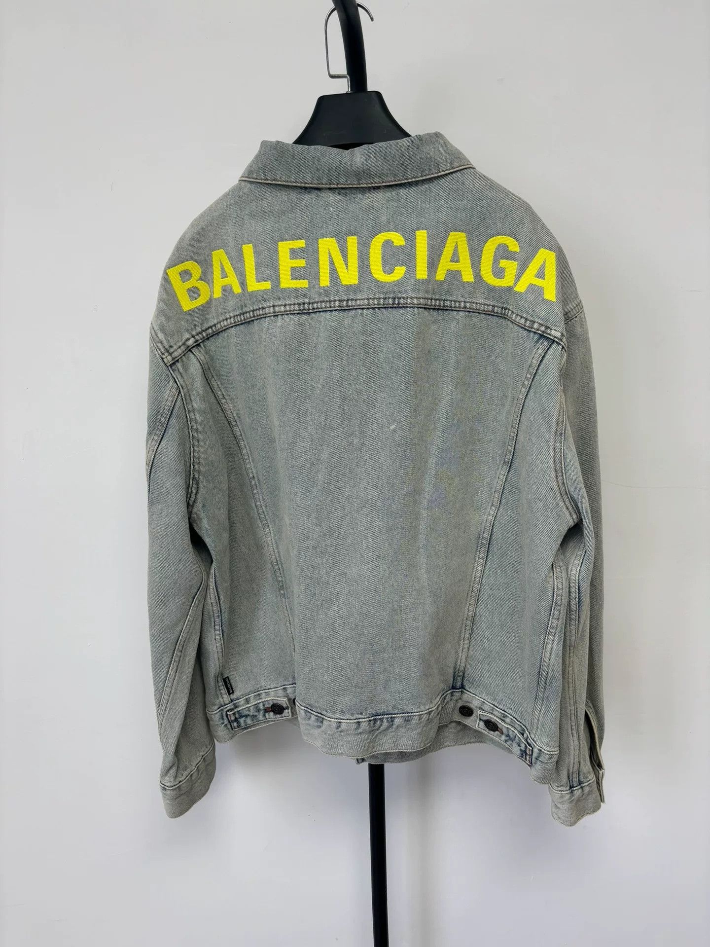 Balenciaga Balenciaga Embroidered Logo Single-Breasted Jacket Size US L / EU 52-54 / 3 - 1 Thumbnail