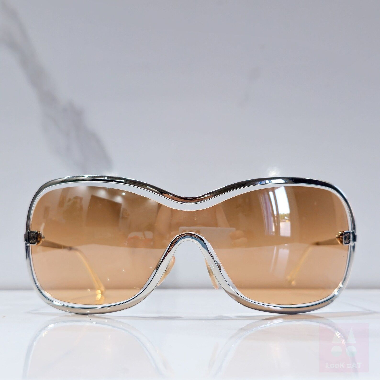 Chanel CHANEL SUNGLASSES 4031 LOGO CC Wrap Metal Vintage 4017 Size ONE SIZE - 2 Thumbnail