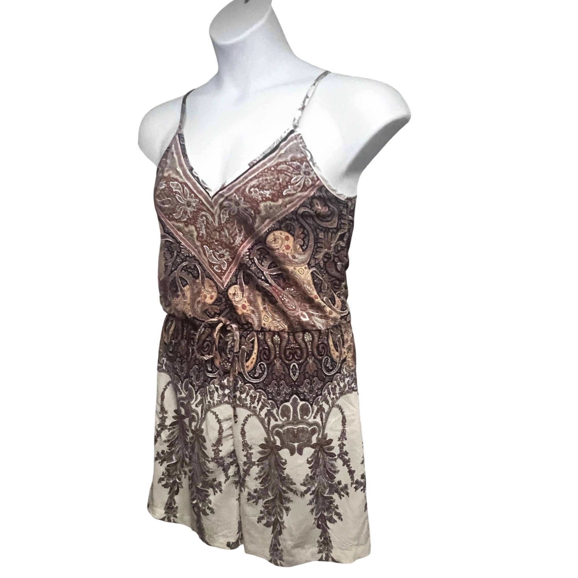Shein SHEIN VCAY Loose Summer Boho Romper Spaghetti Adjustable Str Size 25" / US 0 / IT 36 - 3 Thumbnail