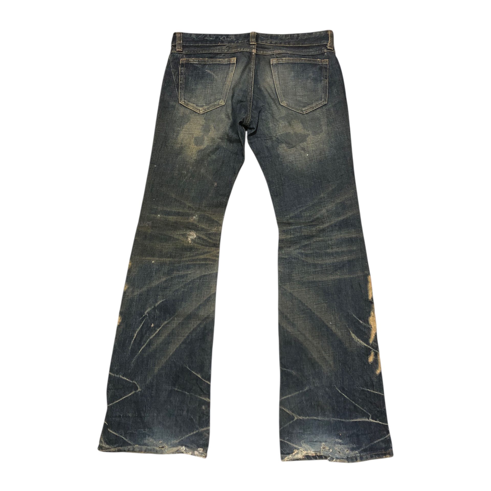 JACKROSE 🔥Y2K JACKROSE Japanese Brand Flared Bootcut Denim Jeans Size US 33 - 2 Thumbnail