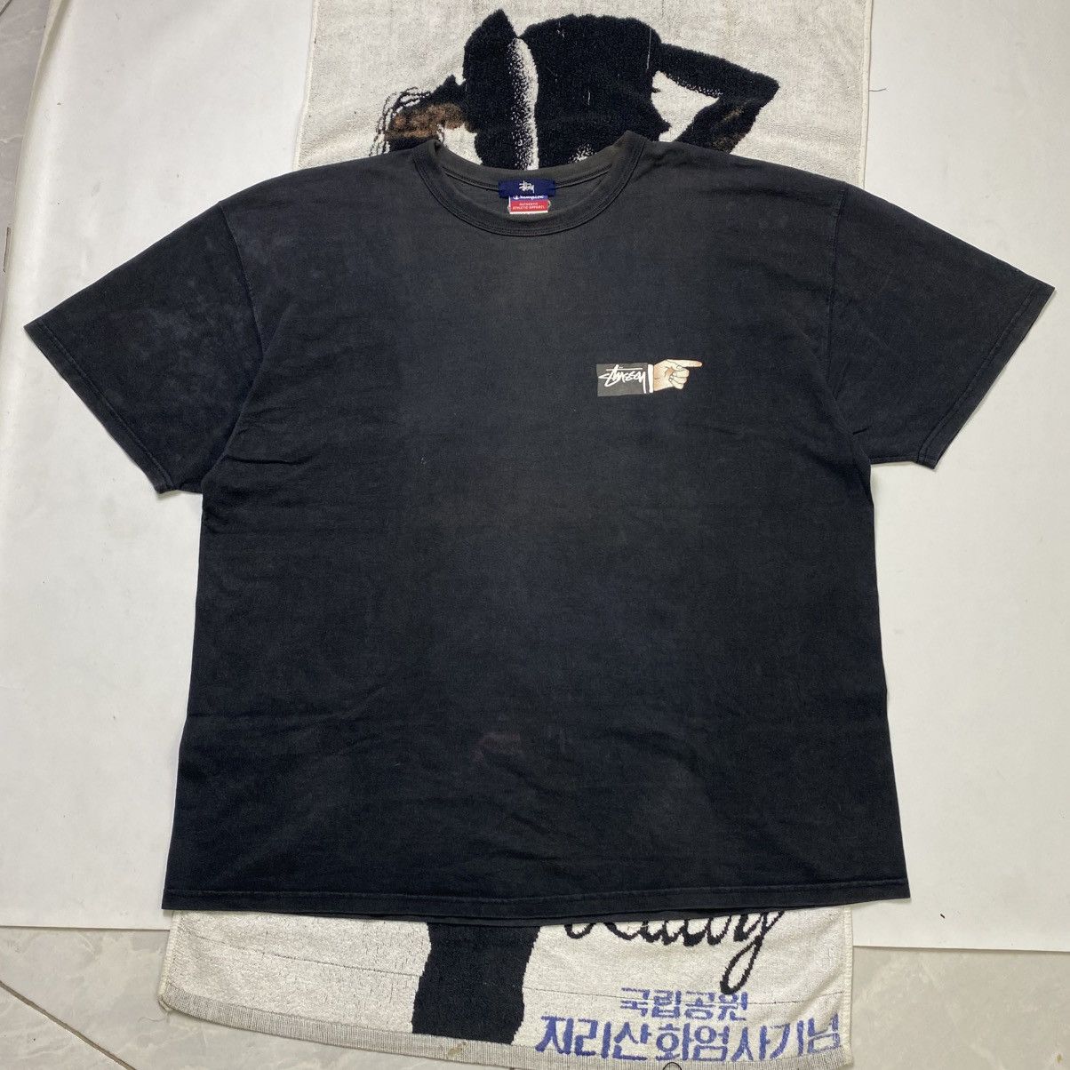 Stussy Faded Vintage stussy x champion short sleeve Size US XL / EU 56 / 4 - 2 Thumbnail