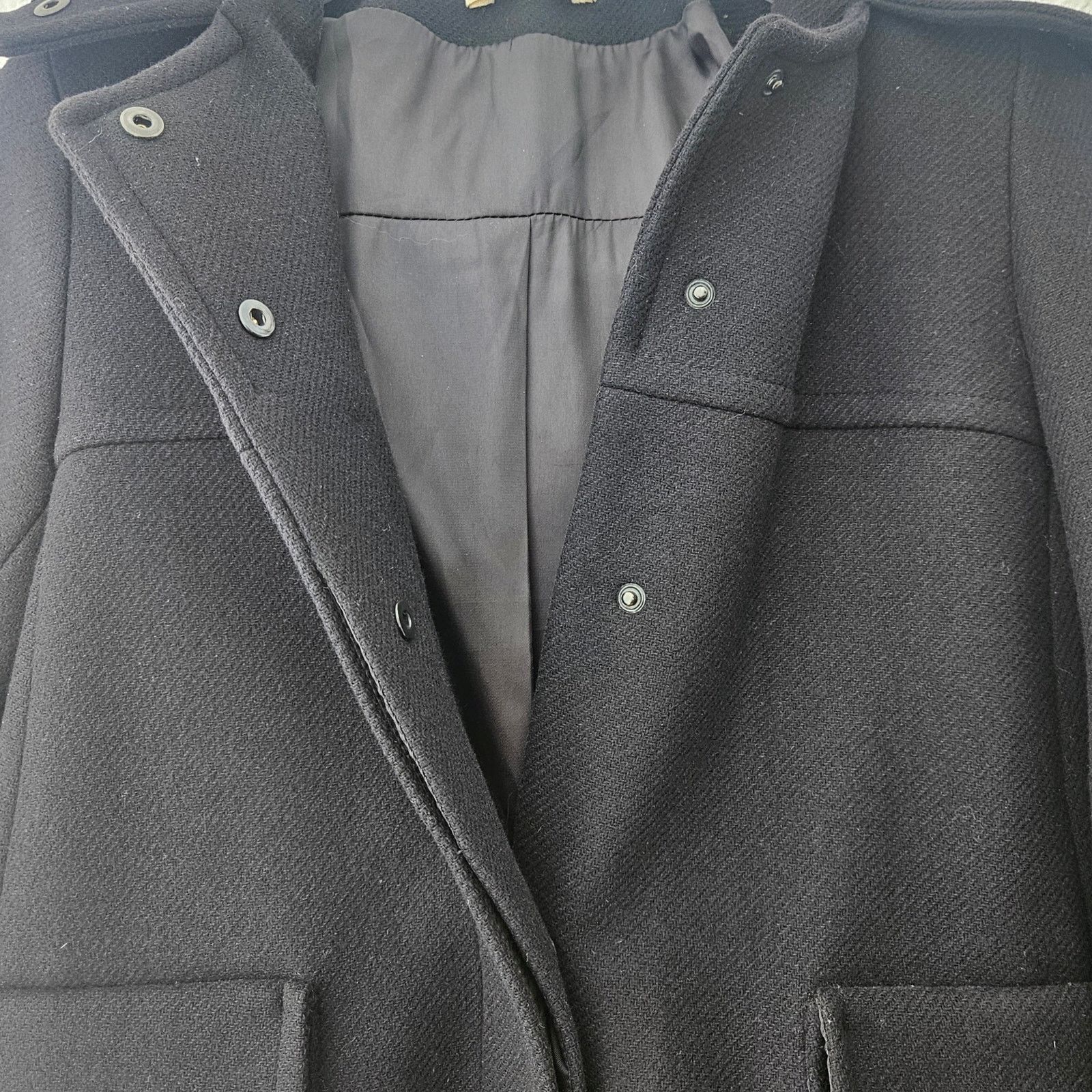 ba&sh Ba&sh Wool Blend Hooded Peacoat Size XS / US 4 Size S / US 4 / IT 40 - 5 Thumbnail