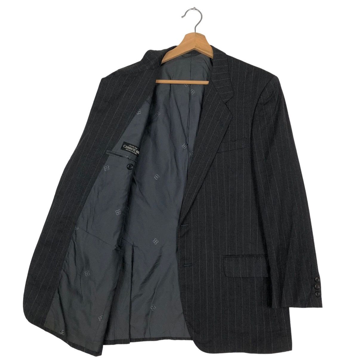 Balenciaga Vintage Balenciaga Paris Double Breast Striped Coats Jacket Size US M / EU 48-50 / 2 - 7 Thumbnail