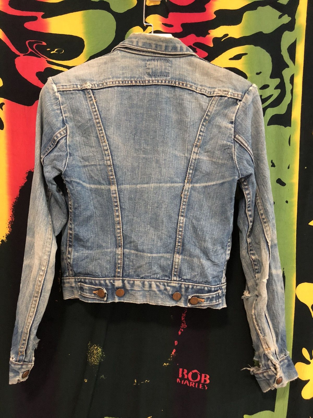 Vintage × Wrangler True vintage 70’s wrangler selvedge distressed denim Size US S / EU 44-46 / 1 - 8 Thumbnail