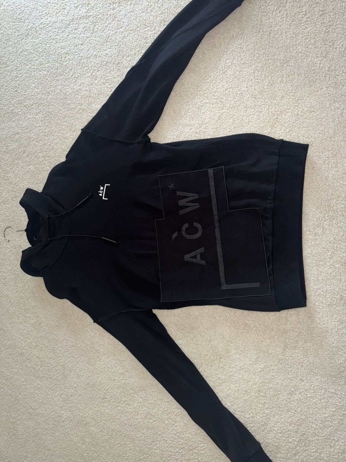 A-COLD-WALL* A-Cold-Wall* Logo Patch Hoodie 'Black' Size US S / EU 44-46 / 1 - 1 Thumbnail