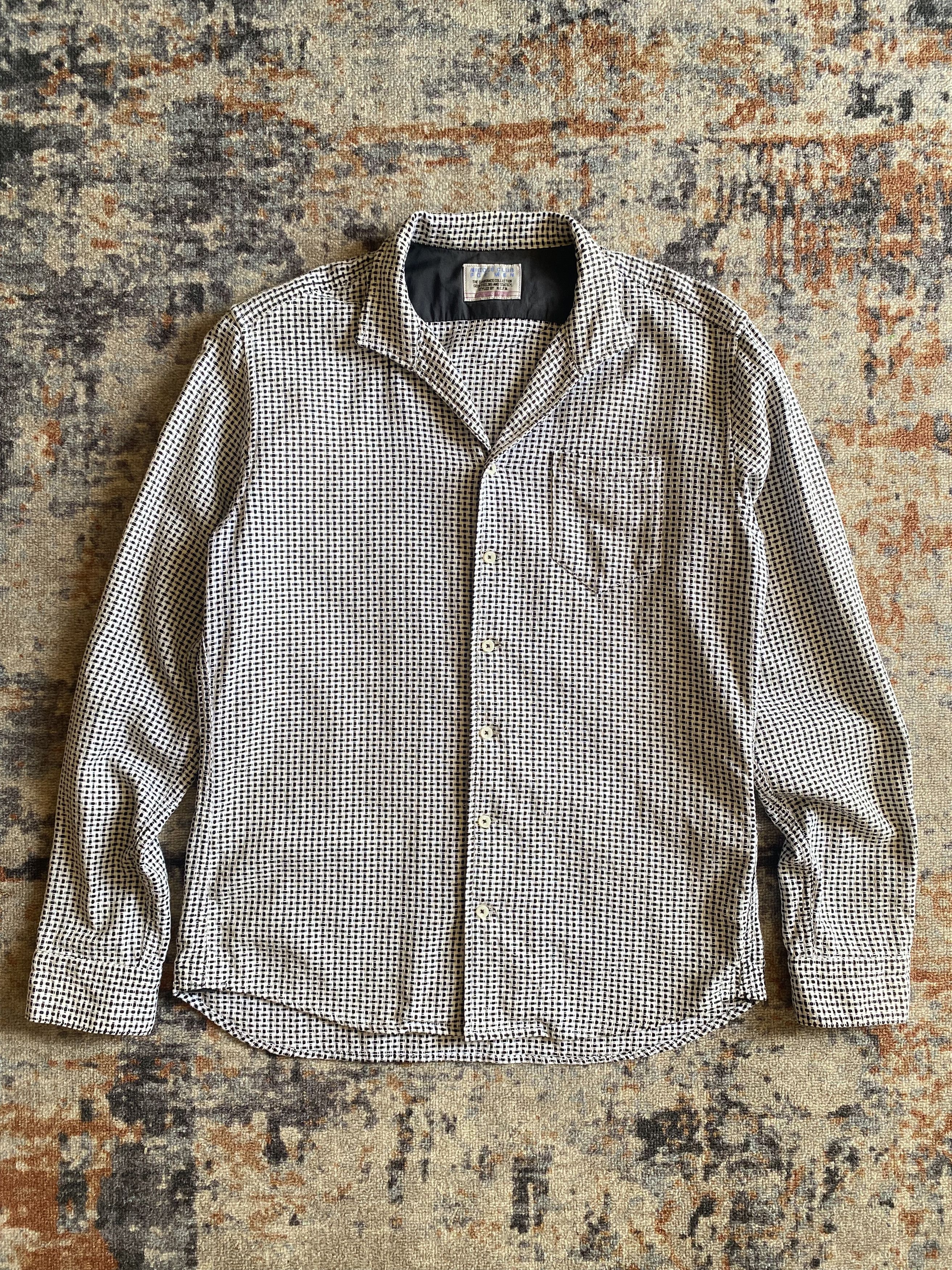 Japanese Brand × Nicole Club × Vintage Nicole Club Sashiko Shirt Size US M / EU 48-50 / 2 - 2 Thumbnail