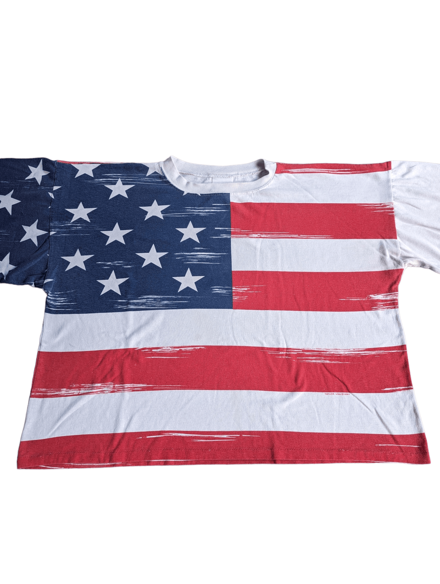Vintage Sandra Taylor Sportwear Vintage 1990 USA America Flag Shirt Size XL / US 12-14 / IT 48-50 - 8 Thumbnail