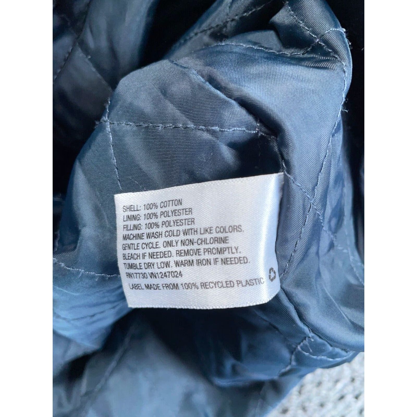 Merona Workwear Style Quilted Flannel Shirt Jacket Blue Medium Adult Grunge Insulated Size US M / EU 48-50 / 2 - 4 Thumbnail