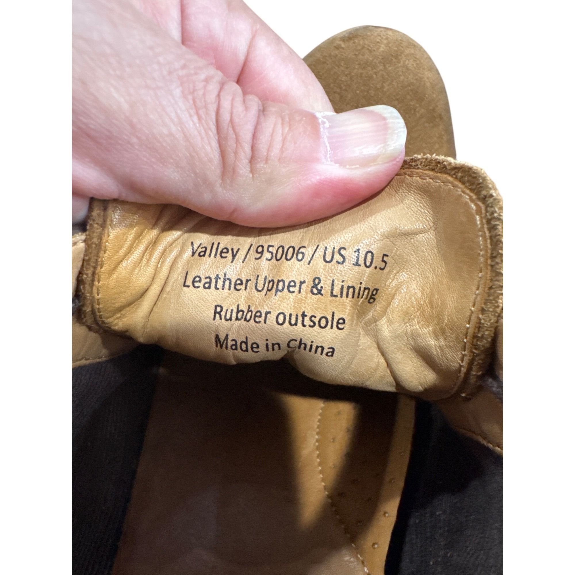 Designer Warfield Grand Mens Brown Leather Suede Ankle Chukka Boots S Size US 10.5 / EU 43-44 - 12 Thumbnail