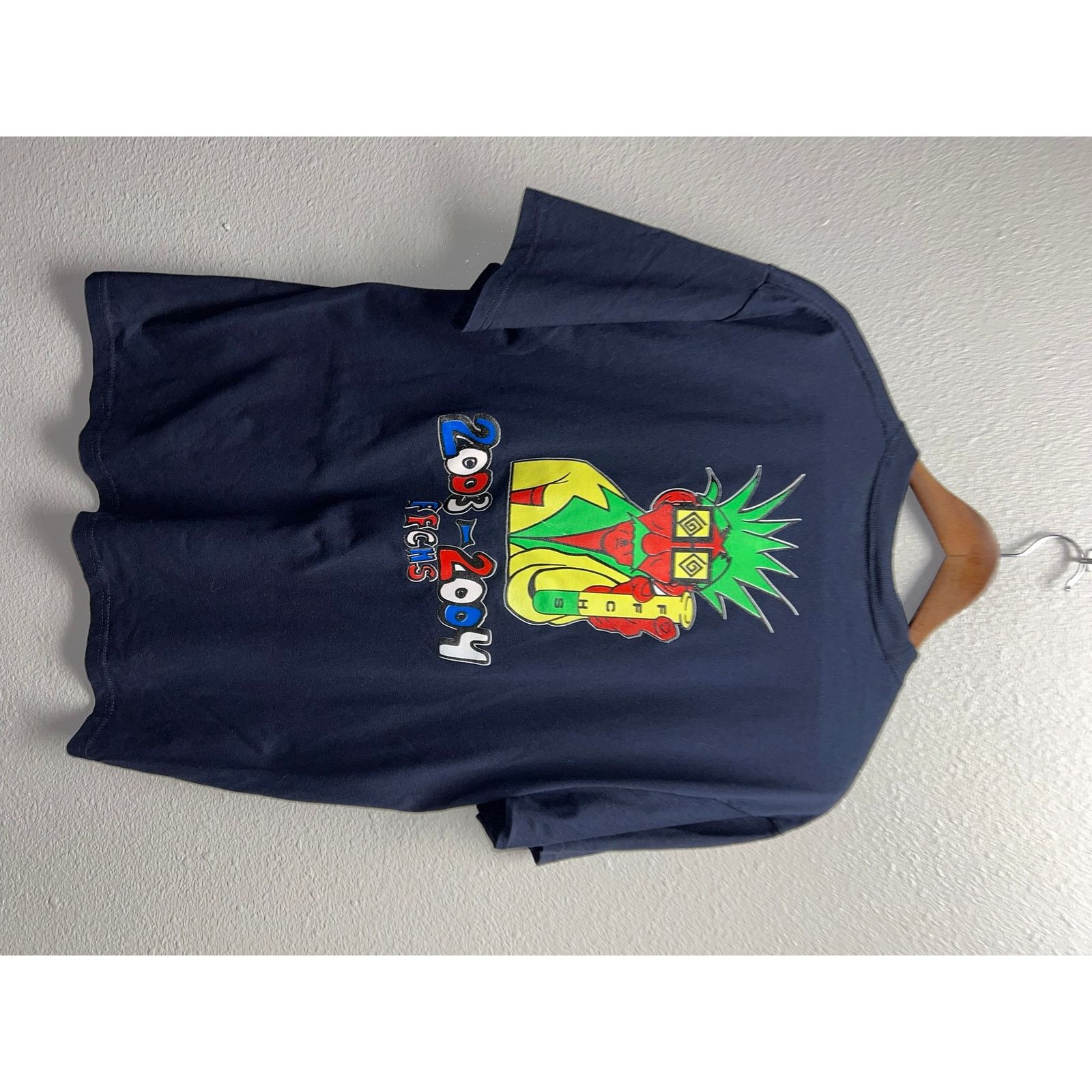 Hanes Vintage Science Shirt FFCHS Science Club Blue Tee Large Size US L / EU 52-54 / 3 - 5 Thumbnail