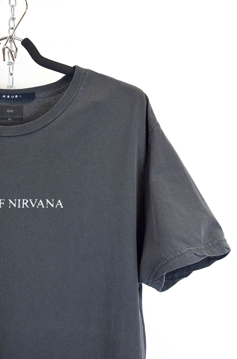 Ksubi Ksubi North of Nirvana Washed Gray Graphic Tee - XL Size US XL / EU 56 / 4 - 4 Thumbnail