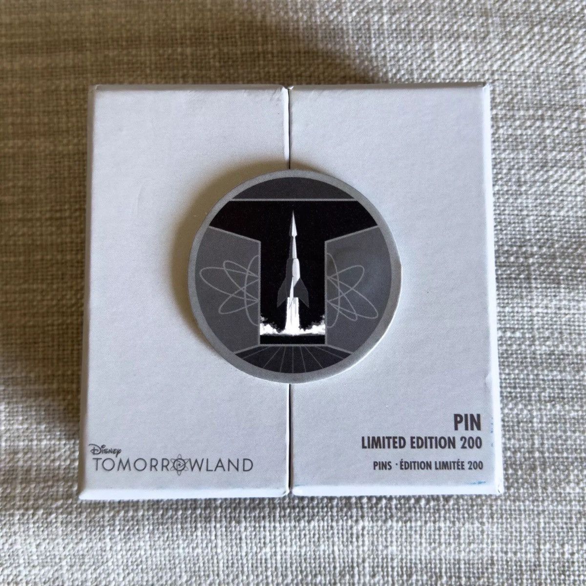 Disney Disney Tomorrowland Rocket Jumbo Pin LE 200 Rare Movie Logo Size ONE SIZE - 2 Thumbnail