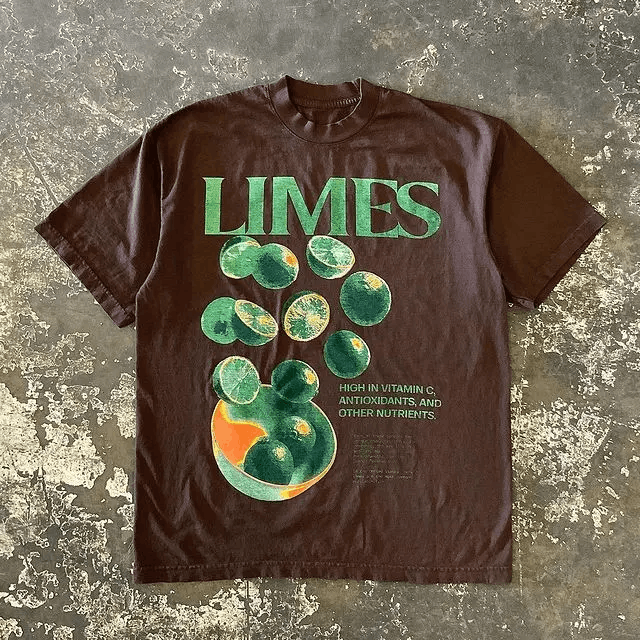 Japanese Brand × Vintage Y2K Vintage Print Shirt Lime Size US M / EU 48-50 / 2 - 1 Thumbnail