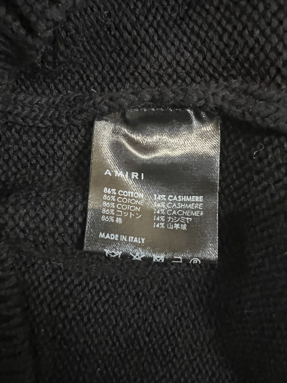 Amiri Amiri knitted amiri logo hoodie Size US L / EU 52-54 / 3 - 6 Thumbnail