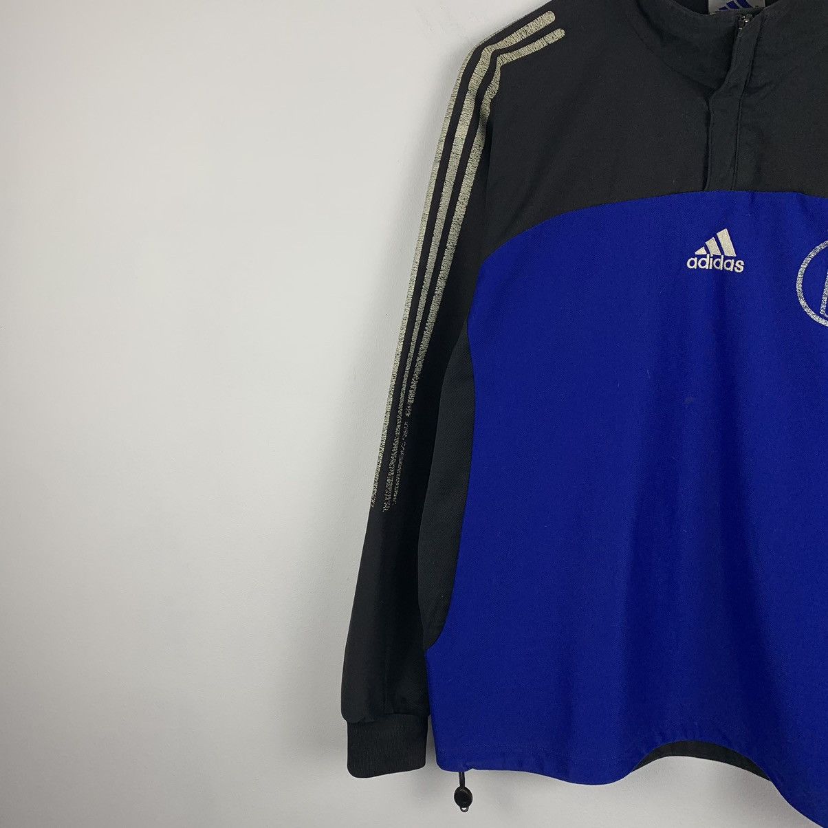 Adidas Men’s Adidas Shalke 04 Soccer Football Sweatshirt Size M Size US M / EU 48-50 / 2 - 4 Thumbnail