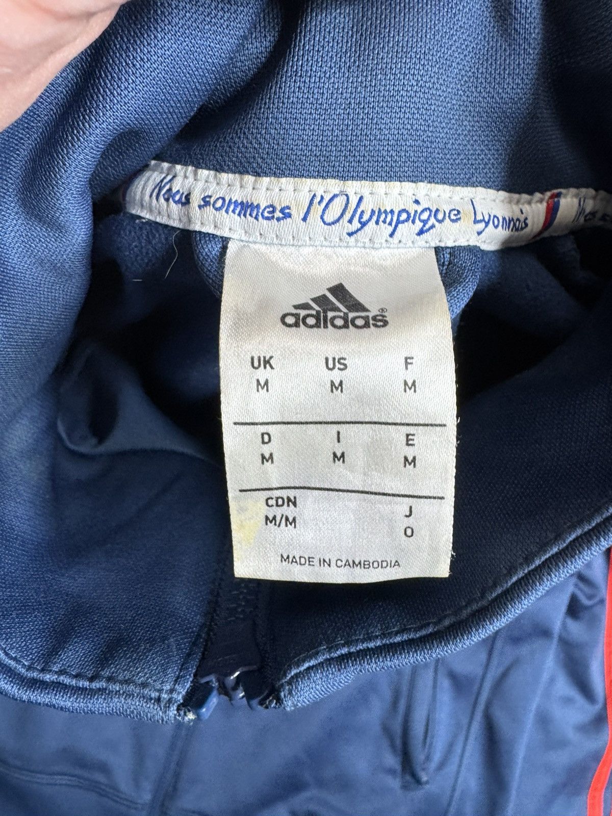 Adidas Adidas Olympique Lyonnais Track Jacket Size US M / EU 48-50 / 2 - 4 Thumbnail