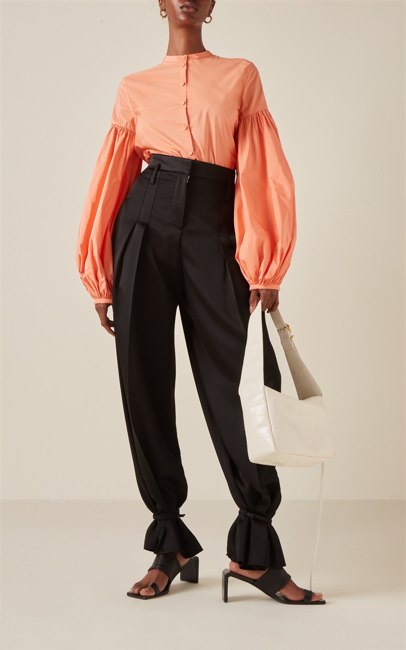 Jil Sander o1y1025 Solid Color Shirt in Salmon Pink Size XS / US 0-2 / IT 36-38 - 4 Thumbnail