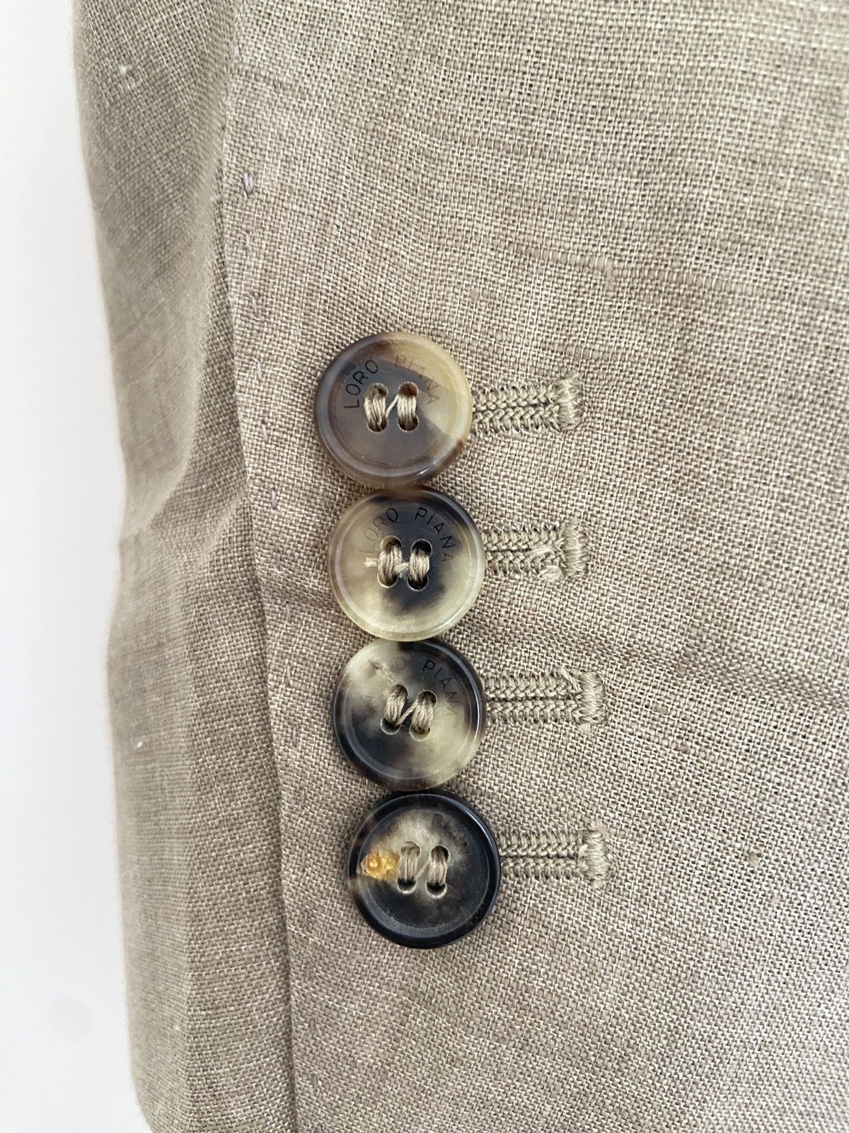 Loro Piana Loro Piana Two-Button Rain System Unstructured Linen Blazer Size 46R - 3 Thumbnail