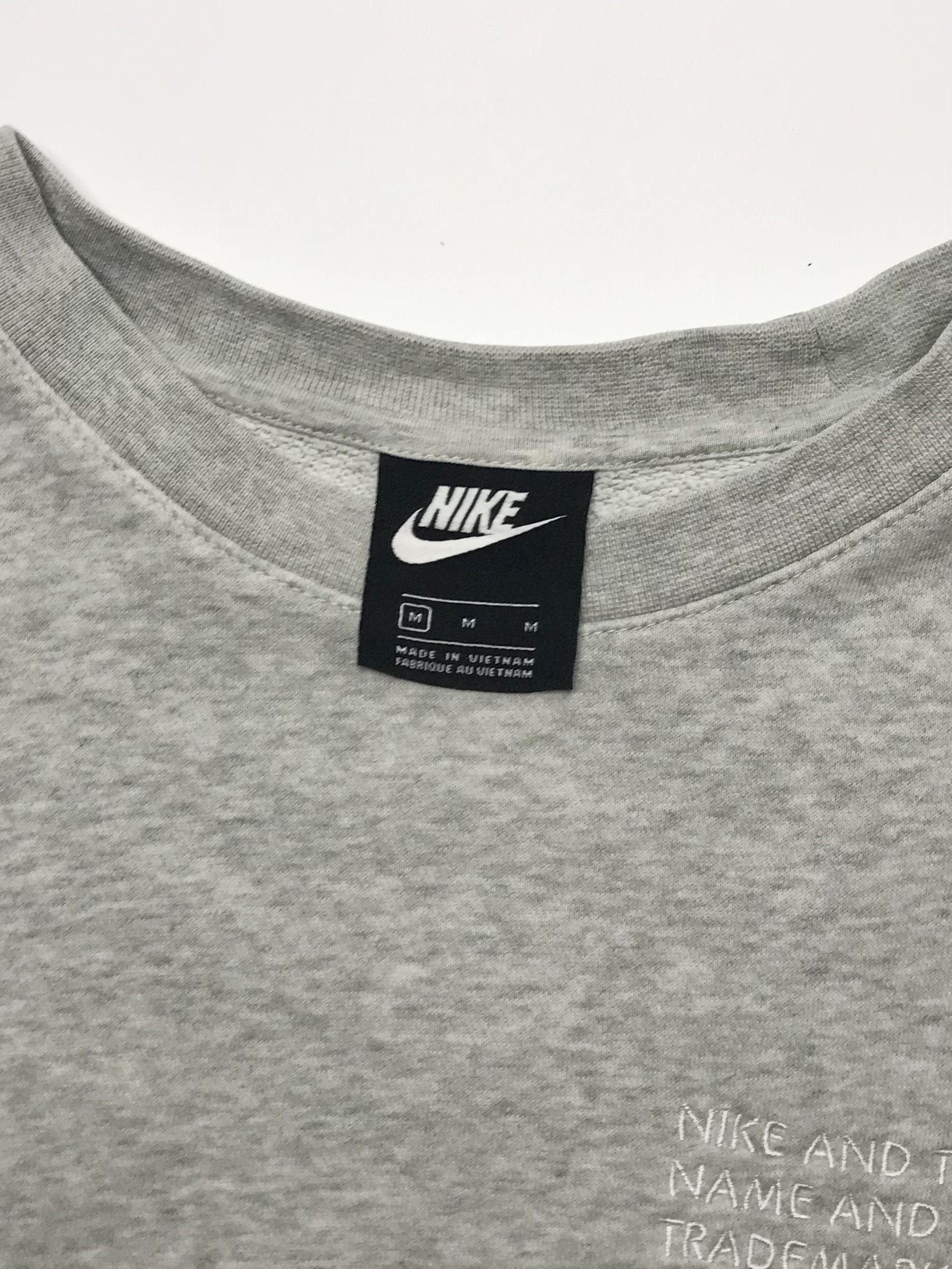 Nike Nike NSW Sweatshirt Mens Sz M Gray Size US M / EU 48-50 / 2 - 6 Thumbnail