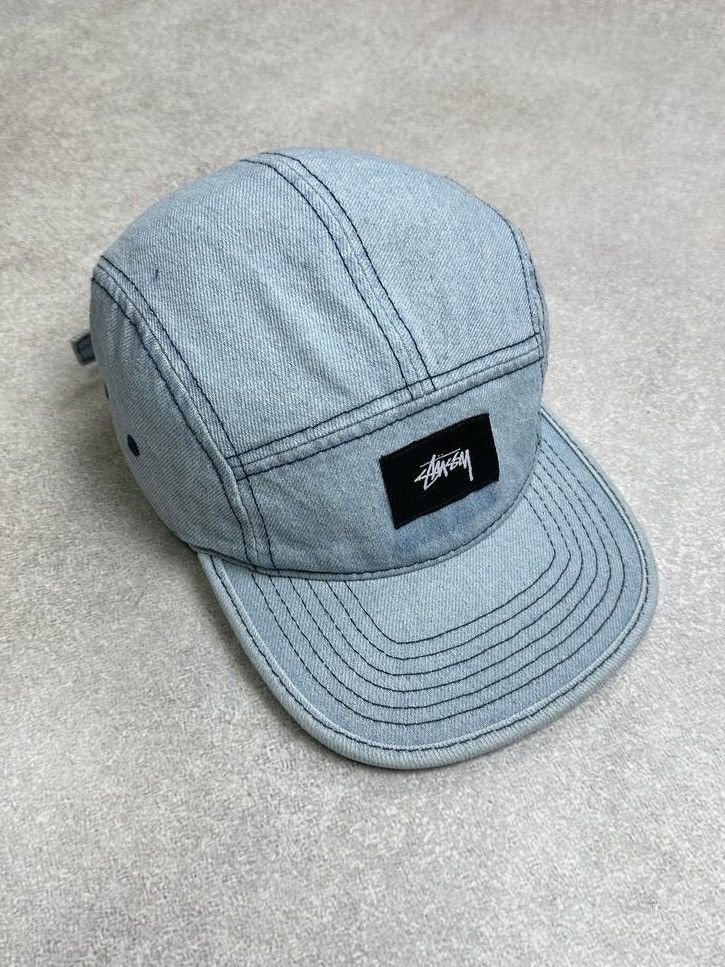 Stussy Vintage Stussy Denim 5-panel Cap Rare Os Size ONE SIZE - 2 Thumbnail