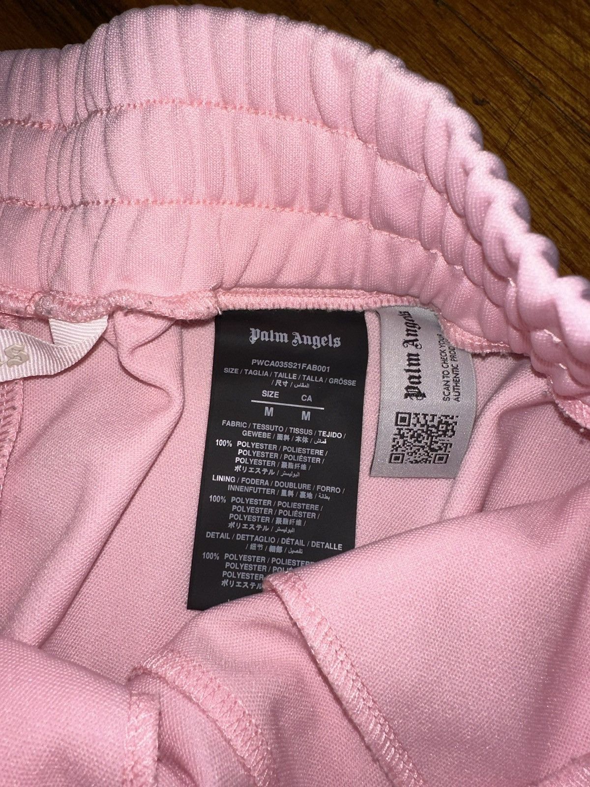 Palm Angels Pink palm angel track pants Size US 29 - 6 Thumbnail