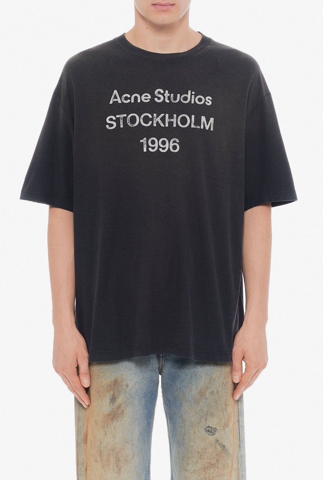 Last Size Acne Studios Black Stockholm 1996 T-shirt