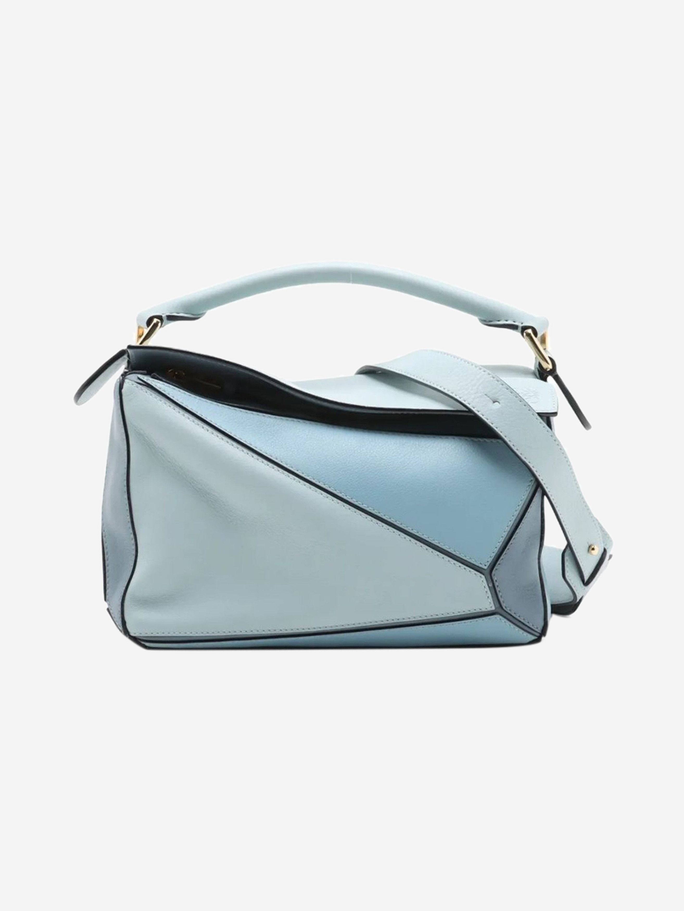 Loewe Blue small tri-colour Puzzle bag Size ONE SIZE - 1 Thumbnail