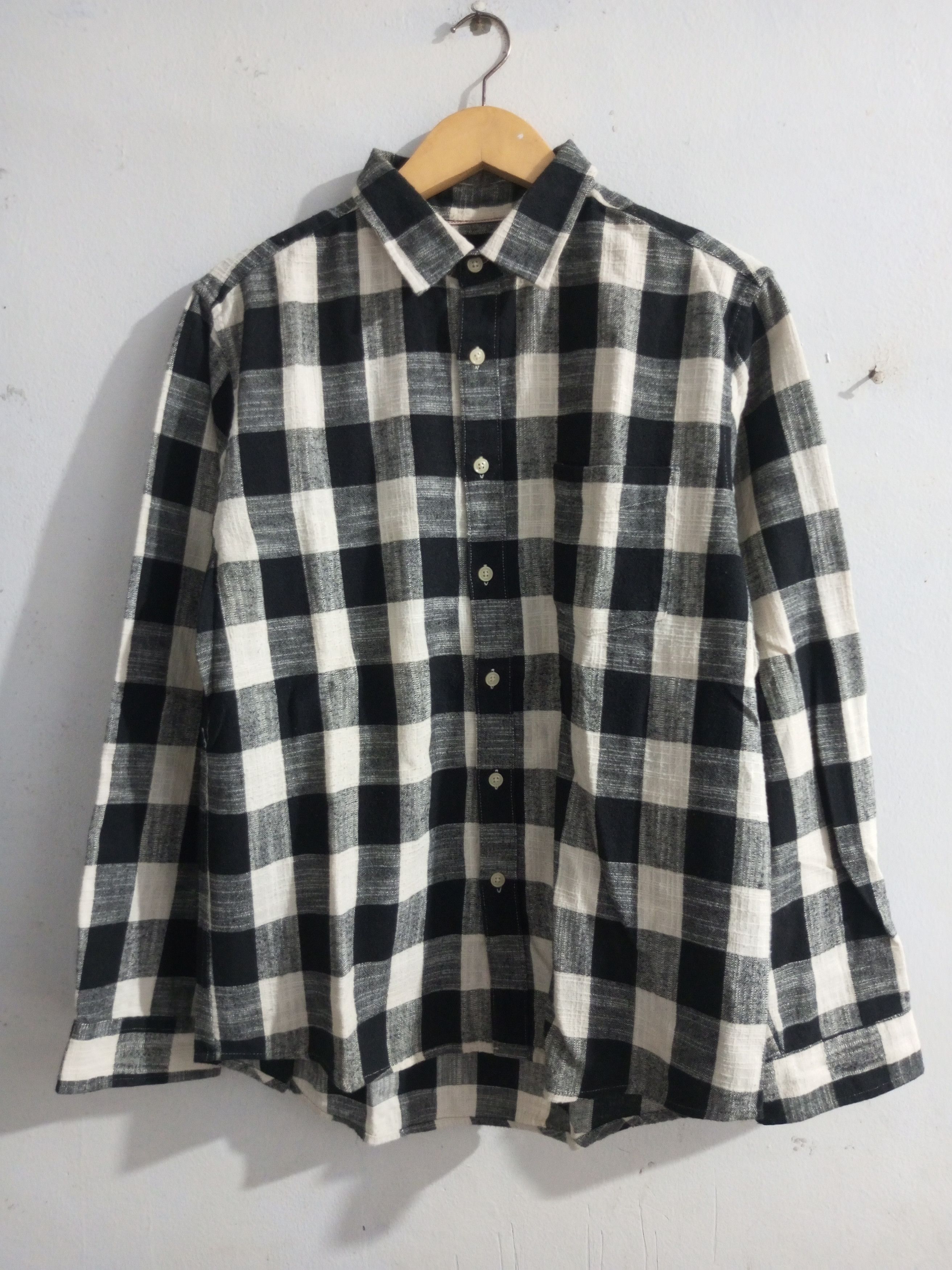 Japanese Brand Vintage wismates snap long sleeve shirt Size US M / EU 48-50 / 2 - 1 Thumbnail