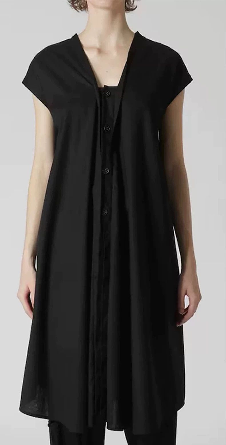 Y's Y's Cotton V-neck waist top dress Size XS / US 0-2 / IT 36-38 - 9 Thumbnail