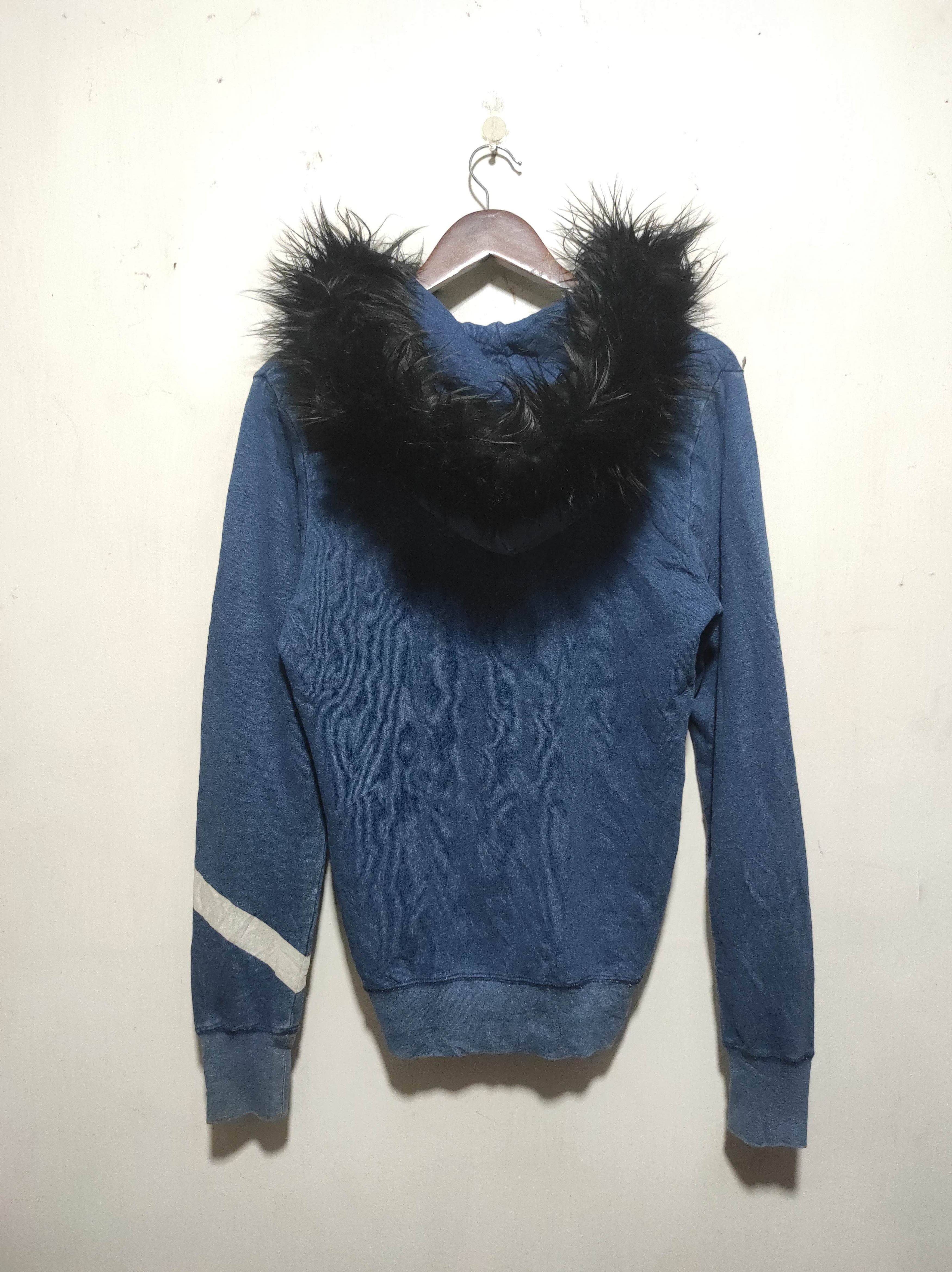 If Six Was Nine Jack & Marie Denim Double Zip Fur Hoodie IfSixWasNine style Size US S / EU 44-46 / 1 - 14 Thumbnail