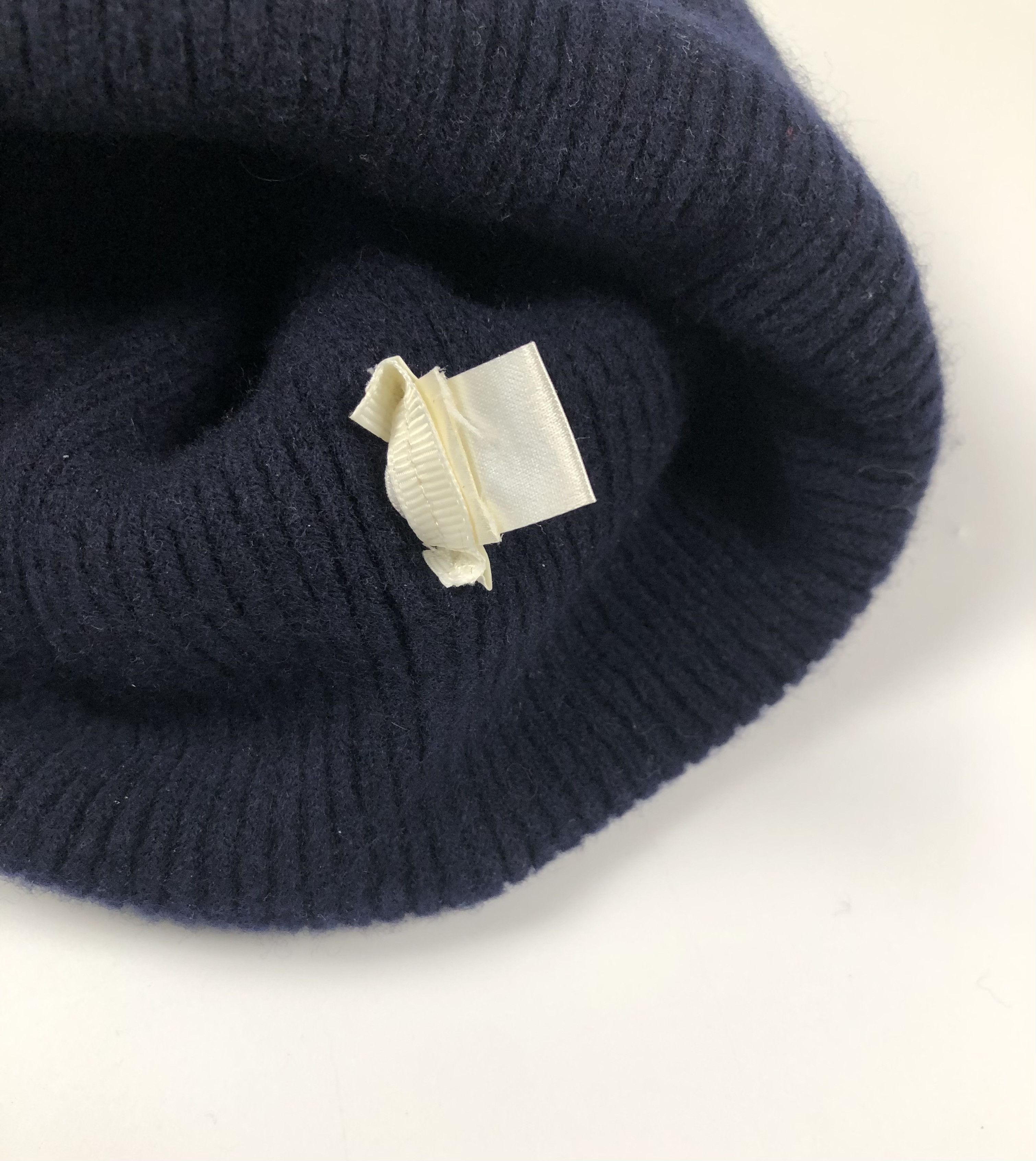 Arket Arket Navy Wool Beanie Size ONE SIZE - 6 Thumbnail