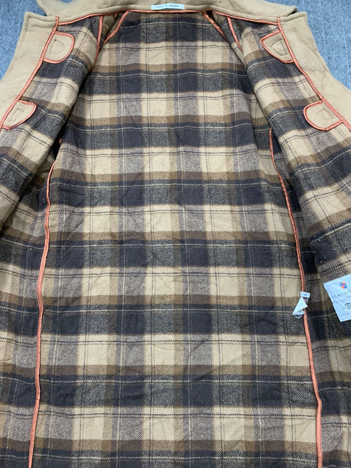 Original Montgomery 90s Montgomery By Tibbet Duffel Jacket Coat Checked Inner Size US S / EU 44-46 / 1 - 6 Thumbnail