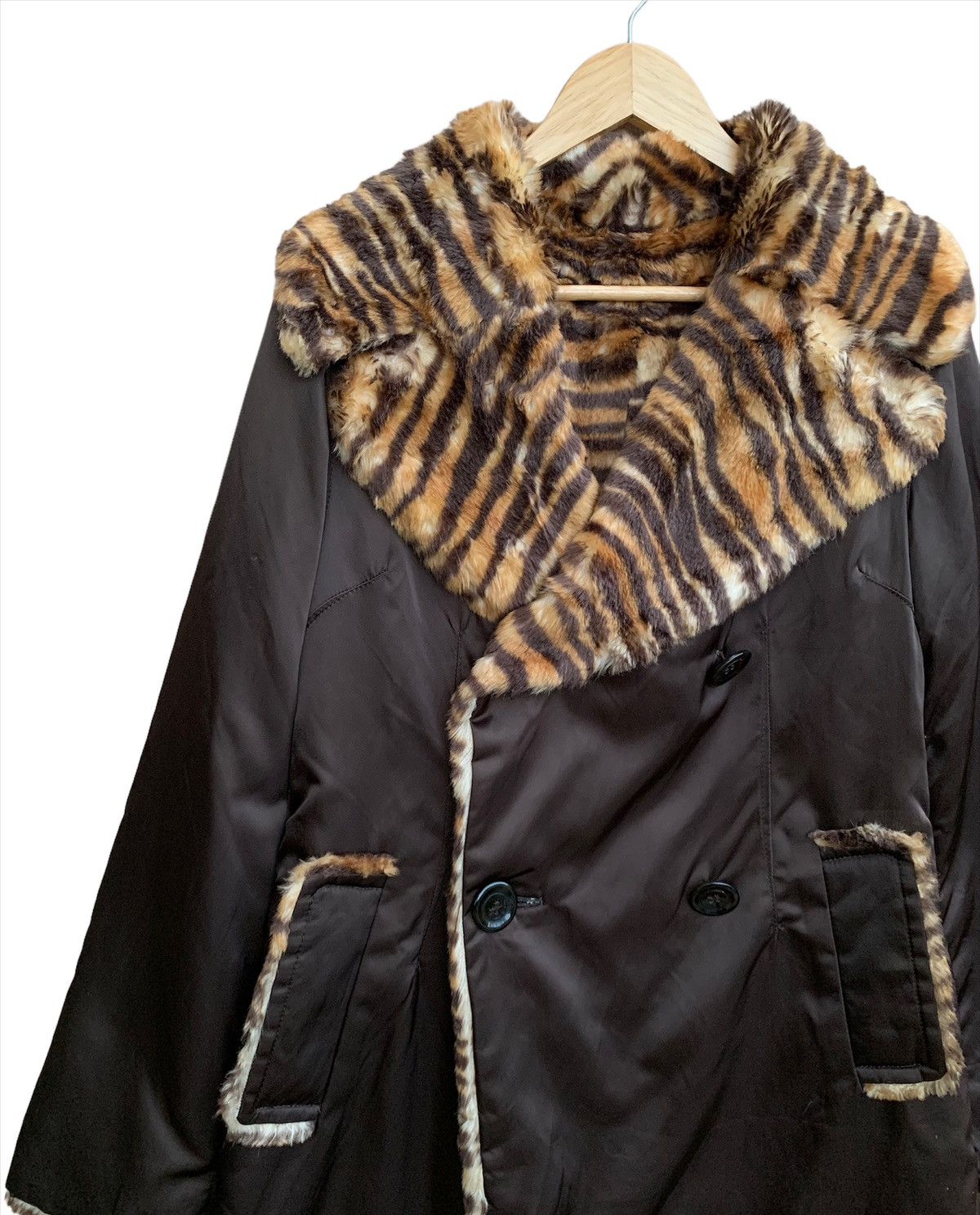Japanese Brand Pinky & Dianne Coats Jacket Size XS / US 0-2 / IT 36-38 - 3 Thumbnail