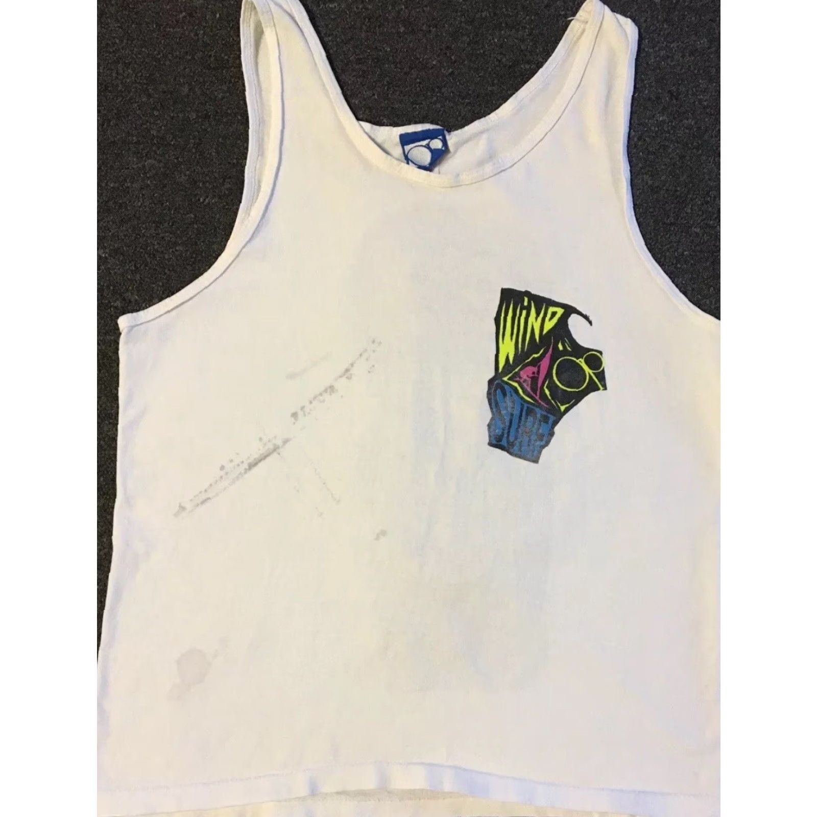 Quiksilver VINTAGE Ocean Pacific Surf Tank Top S Surf Skate Grunge 90s White Blue Beach Water OP Ocean Pacific Graphic Tee Mens S Size US S / EU 44-46 / 1 - 2 Thumbnail