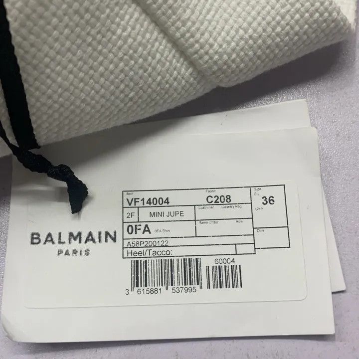 Balmain Balmain SS21 High Waist Button Detailed Skirt -2507 Size US 36 / EU 52 - 5 Thumbnail