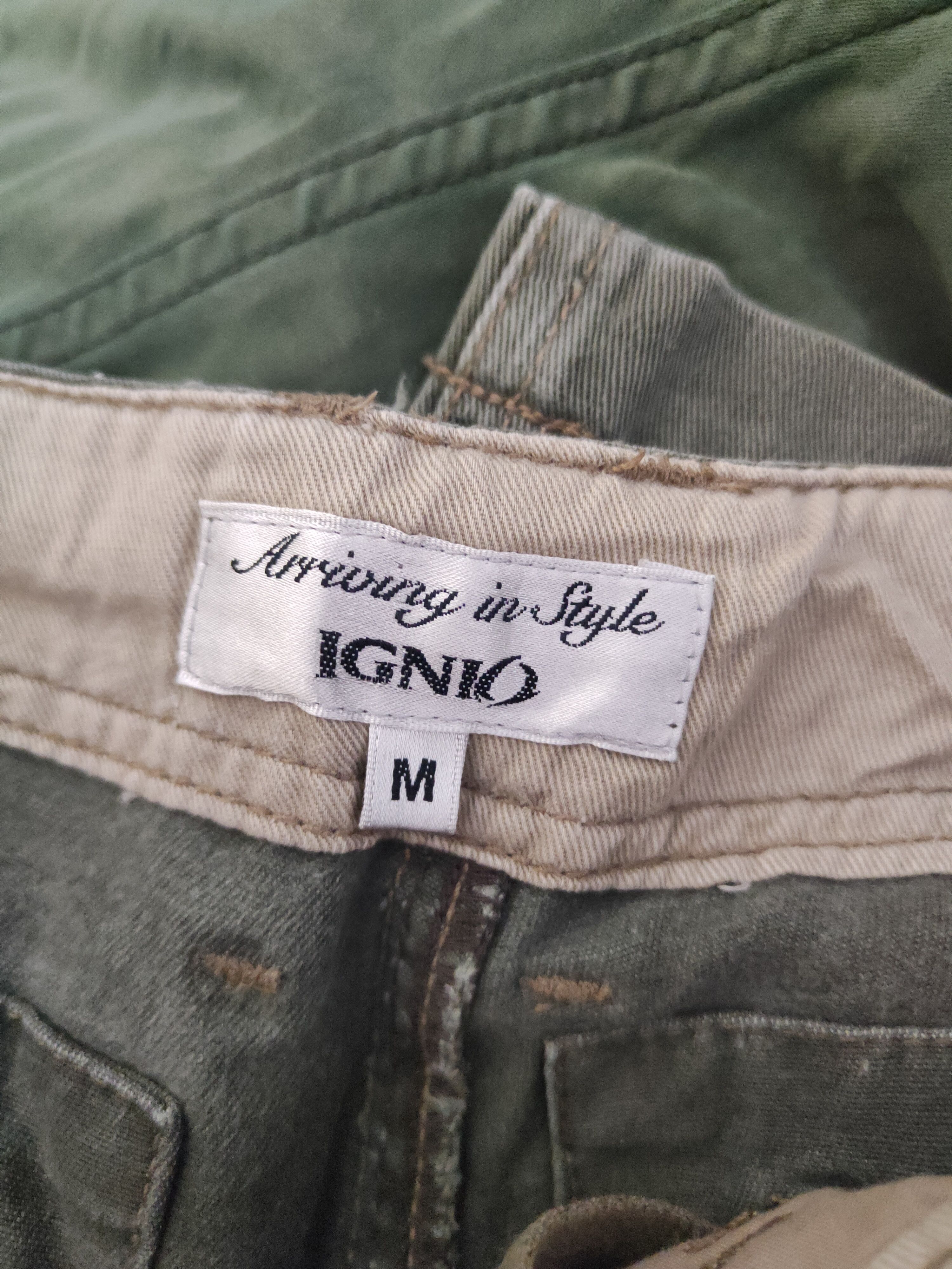 Japanese Brand DLL Ignio Green Multipocket Tactical Cargo Pants #712 Size US 31 - 13 Thumbnail