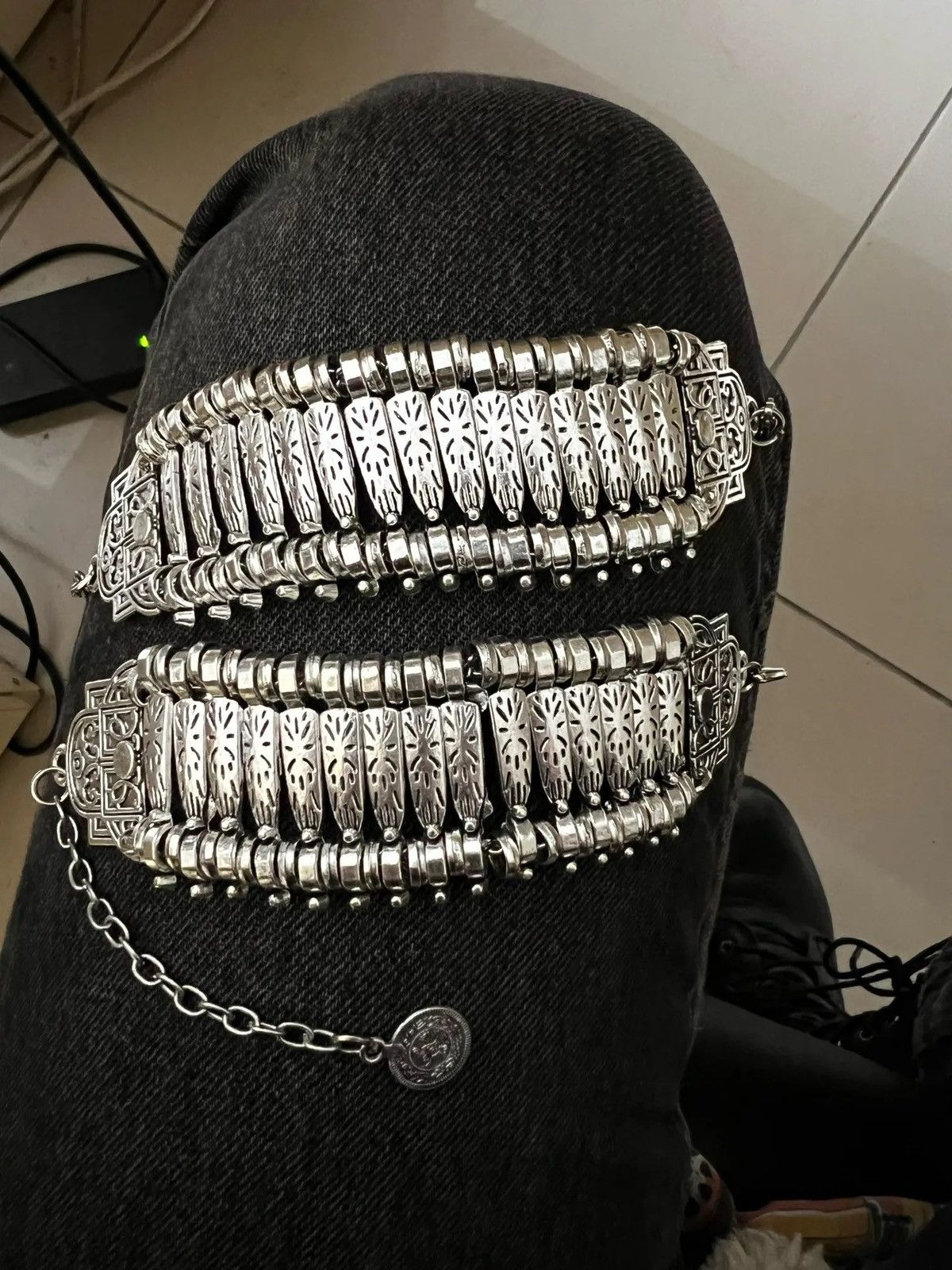 Jewelry × Sterling Silver Boho Multilayer Adjustable Bracelet Size ONE SIZE - 6 Thumbnail
