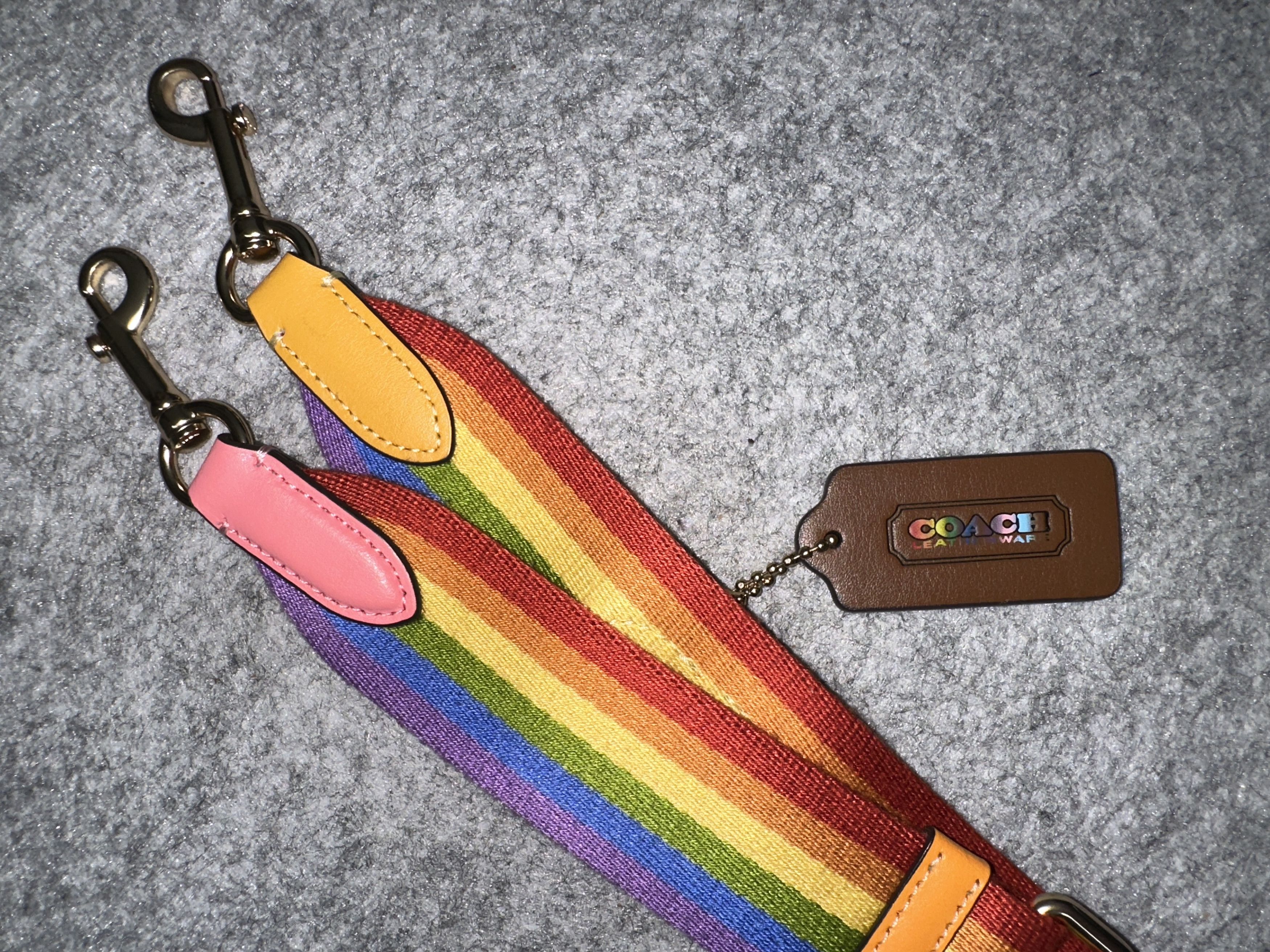 Coach Coach Jamie Camera Bag Crossbody in Rainbow Signature Canvas Size ONE SIZE - 13 Thumbnail