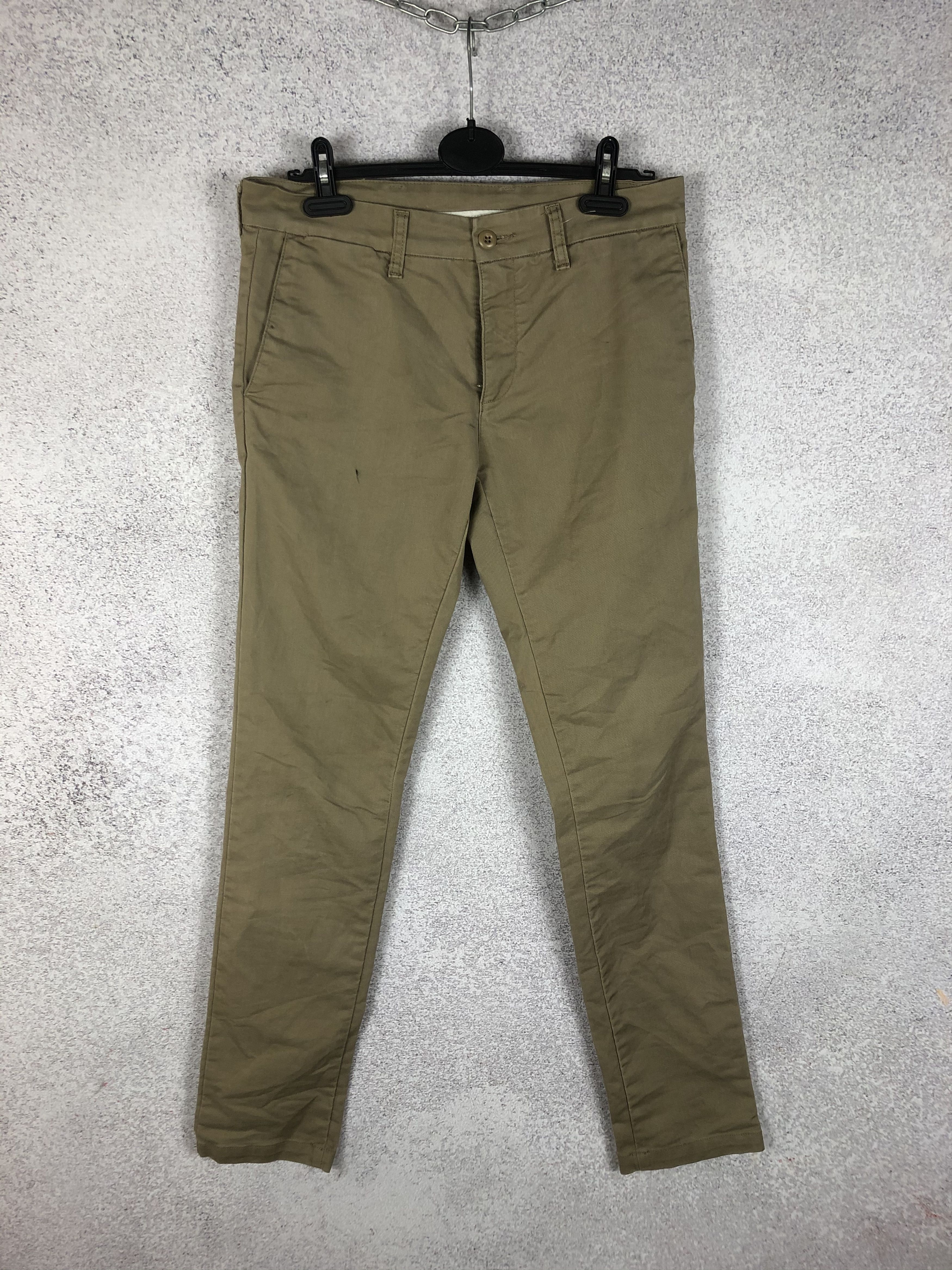 Carhartt Vintage Carhartt Wip Sid Beige Chinos Pants Size US 32 / EU 48 - 2 Thumbnail