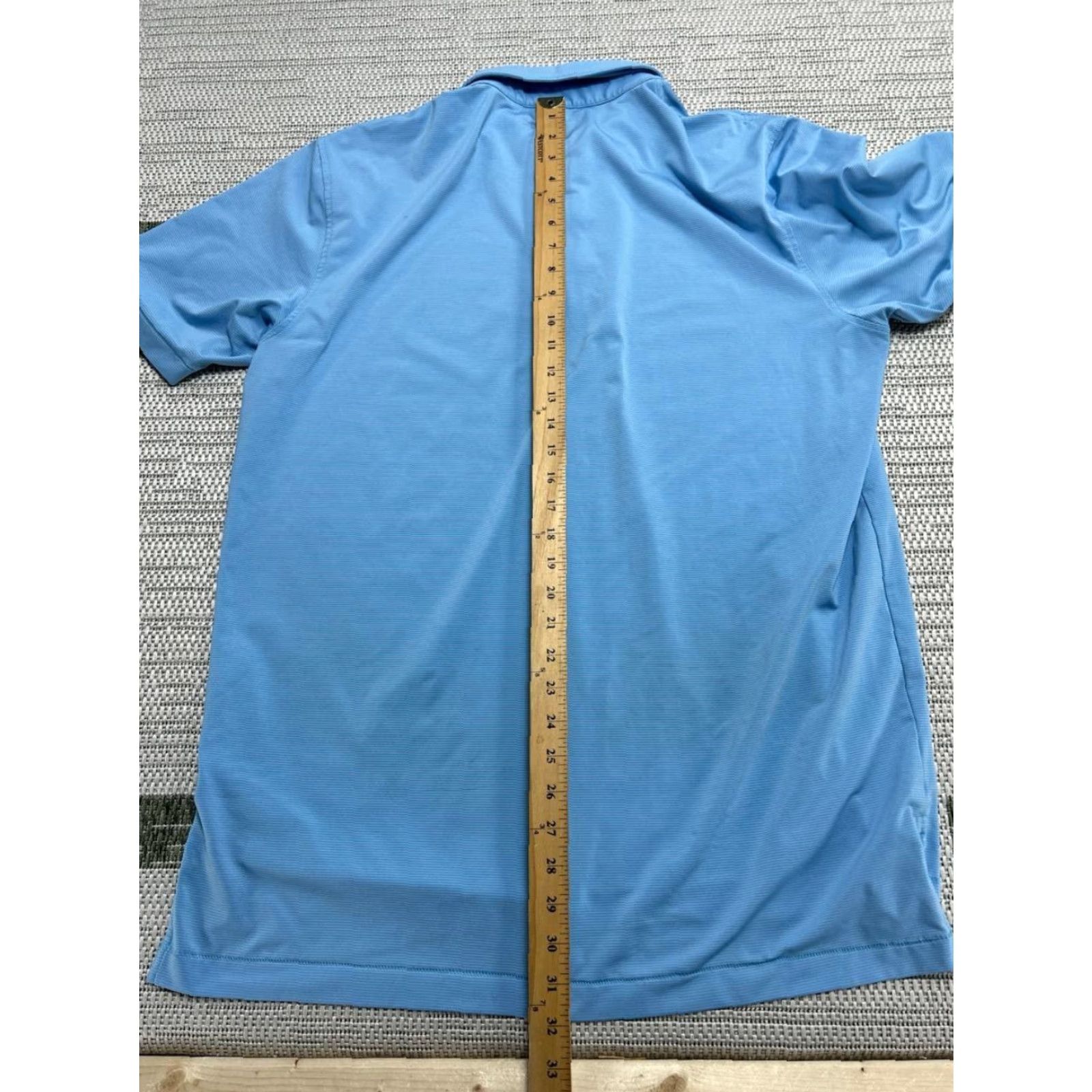 Peter Millar Peter Millar Summer Comfort Polo Shirts Mens Large Blue Striped Stretch Collared Shirt Size US L / EU 52-54 / 3 - 5 Thumbnail