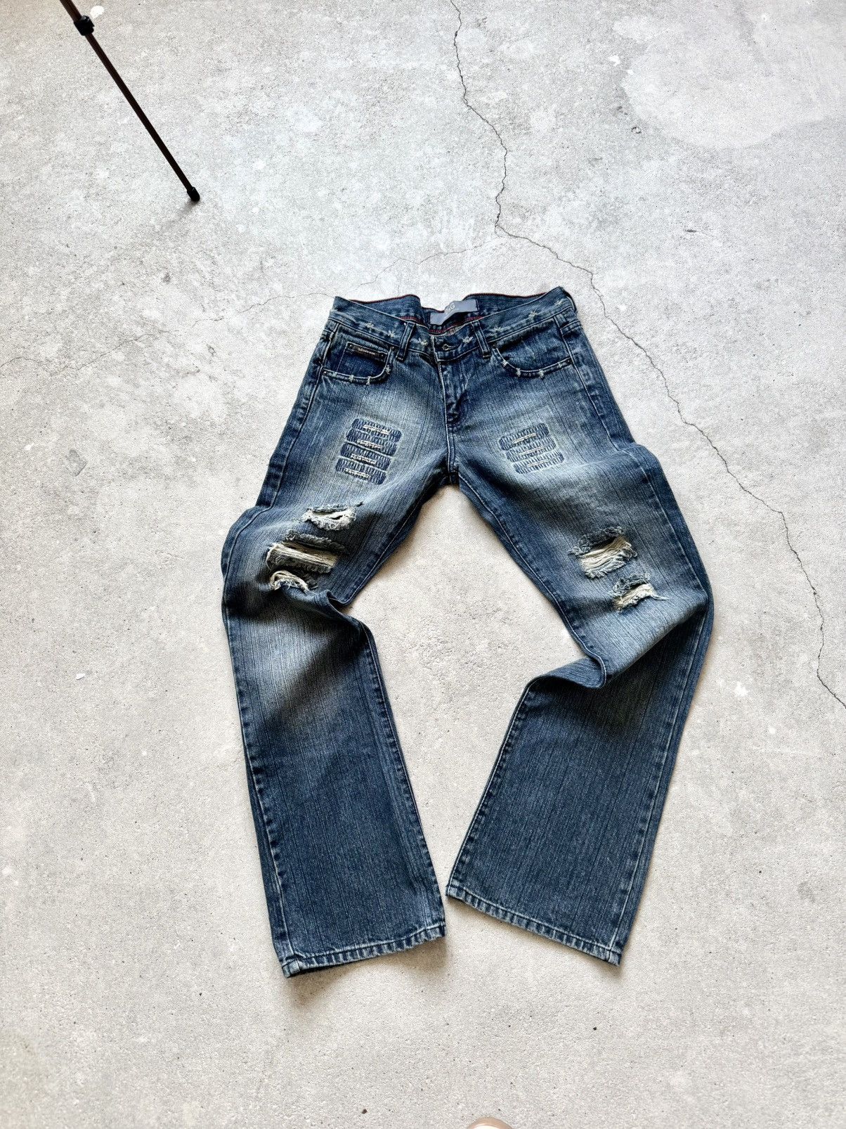 Dolce & Gabbana Dolce&Gabbana Distressed Jeans Flared 30 Size 30" / US 8 / IT 44 - 1 Thumbnail