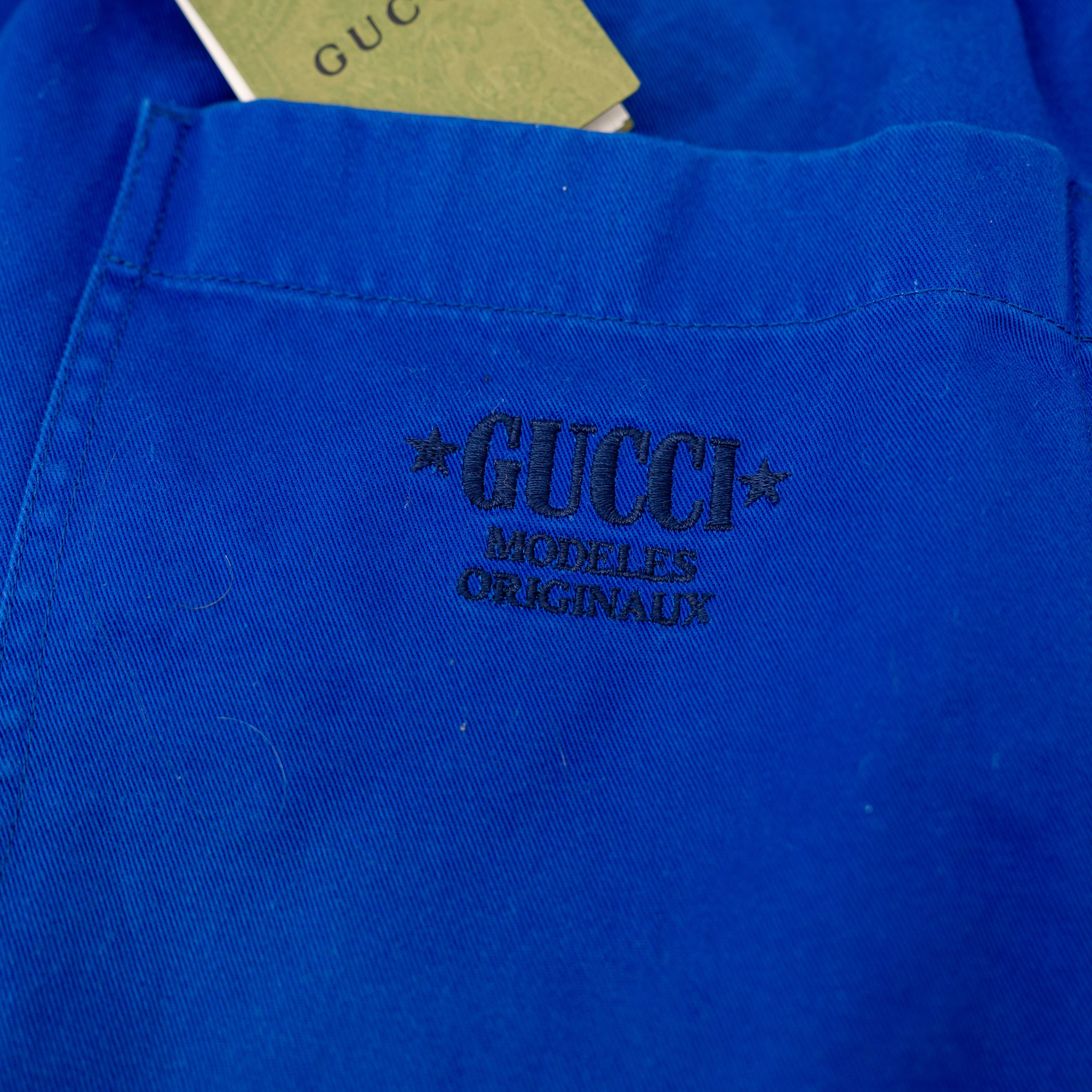 Gucci 52 XL - Gucci Blue Pants Trousers Drawstring Cotton Drill Size US 36 / EU 52 - 6 Thumbnail