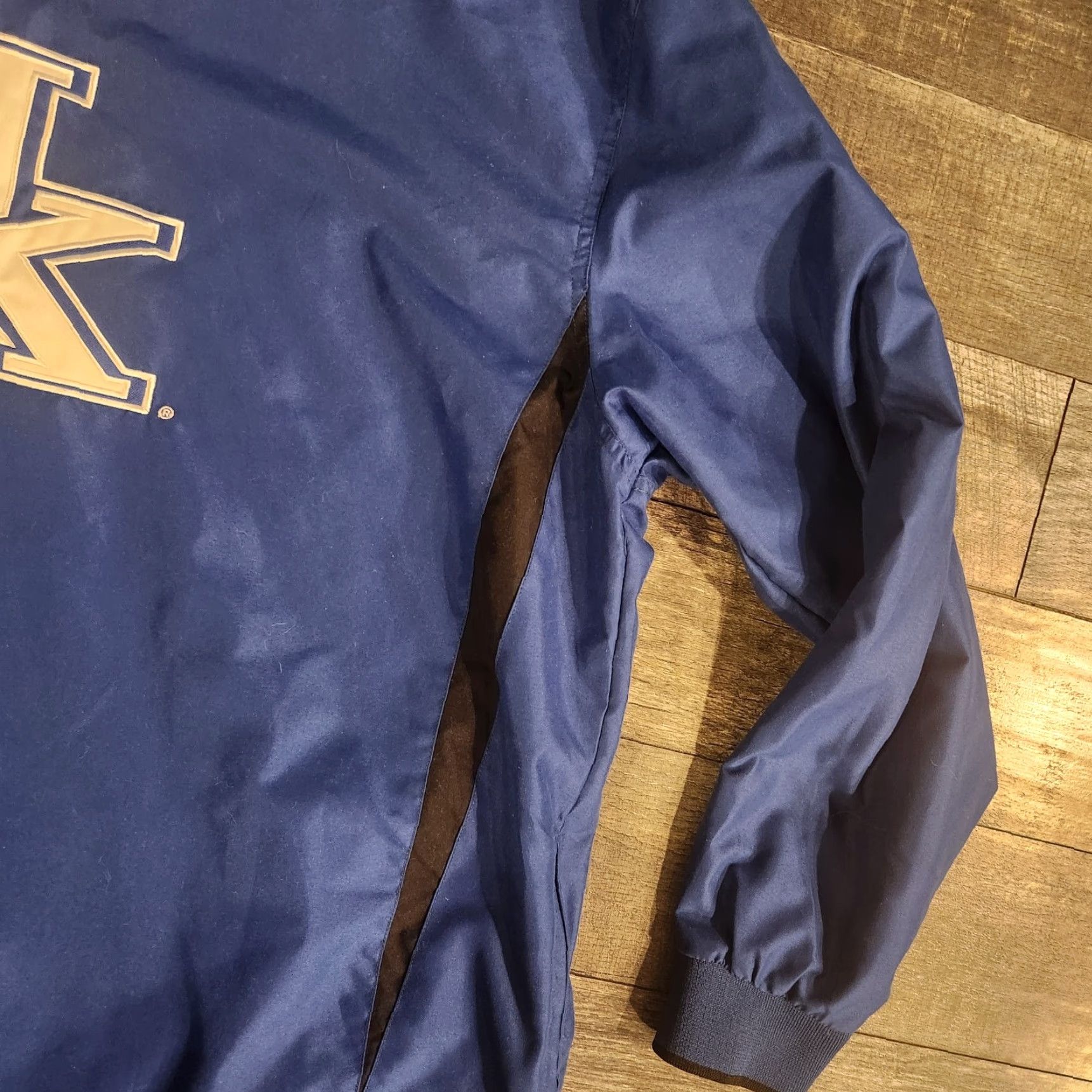 Vintage VINTAGE Kentucky University Windbreaker Pullover V Neck Men 2XL Blue Jacket Size US XXL / EU 58 / 5 - 3 Thumbnail