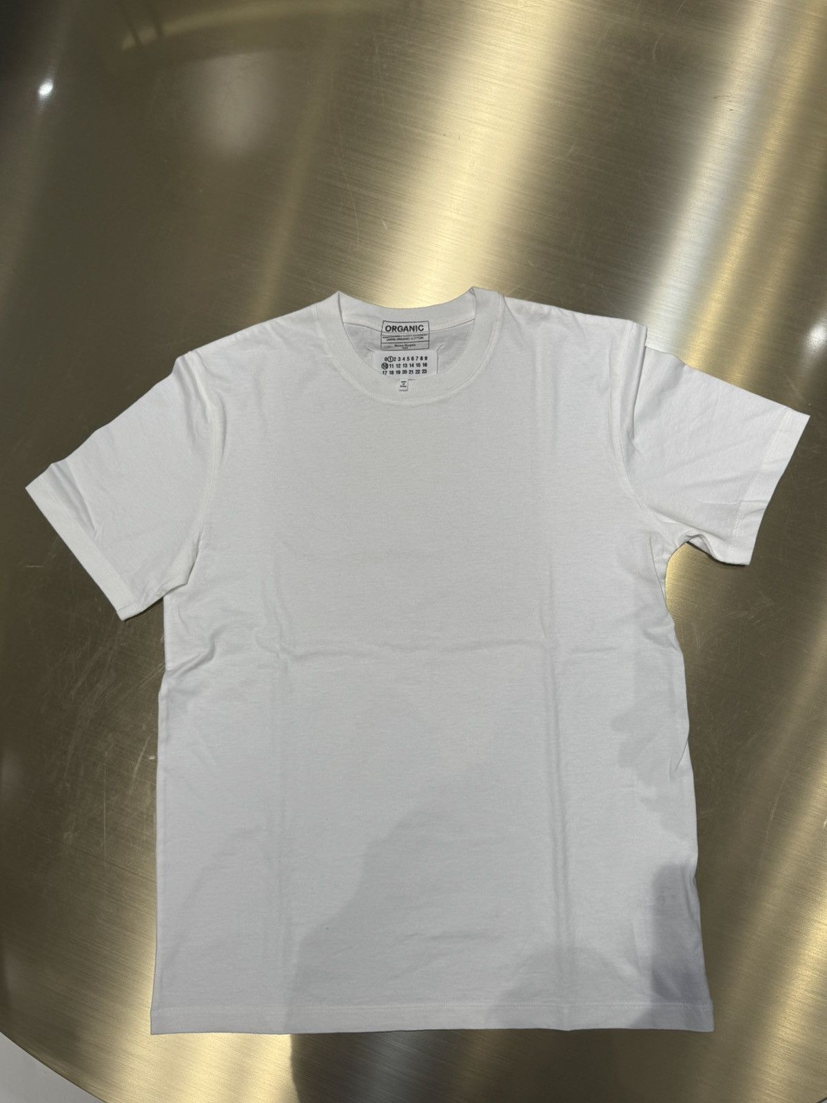 Maison Margiela New 3-Pack Organic Cotton TShirts- Grey/White/Off-White, S Size US S / EU 44-46 / 1 - 3 Thumbnail