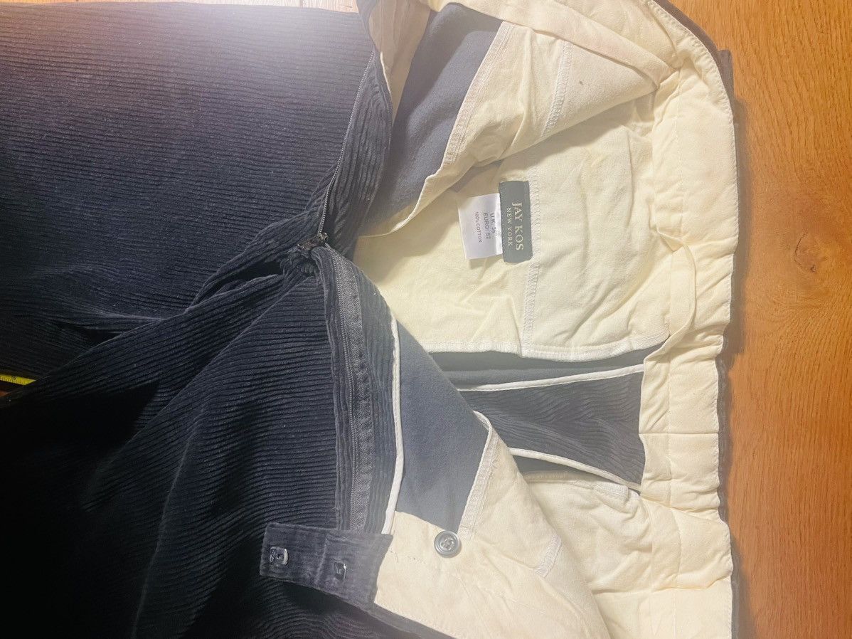Jay Kos Kos Navy Blue Corduroy Medium seam Size US 36 / EU 52 - 4 Thumbnail