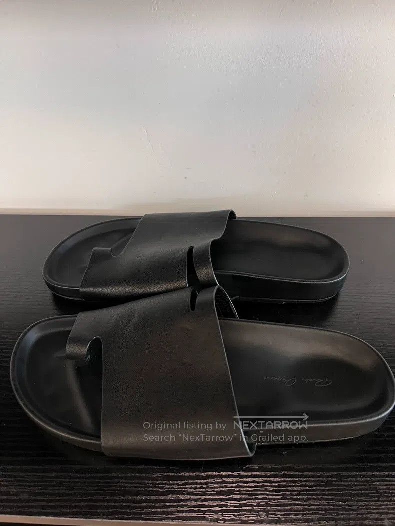 Rick Owens RICK OWENS Cowhide leather sole sandals, size 42 Size US 9 / EU 42 - 3 Thumbnail