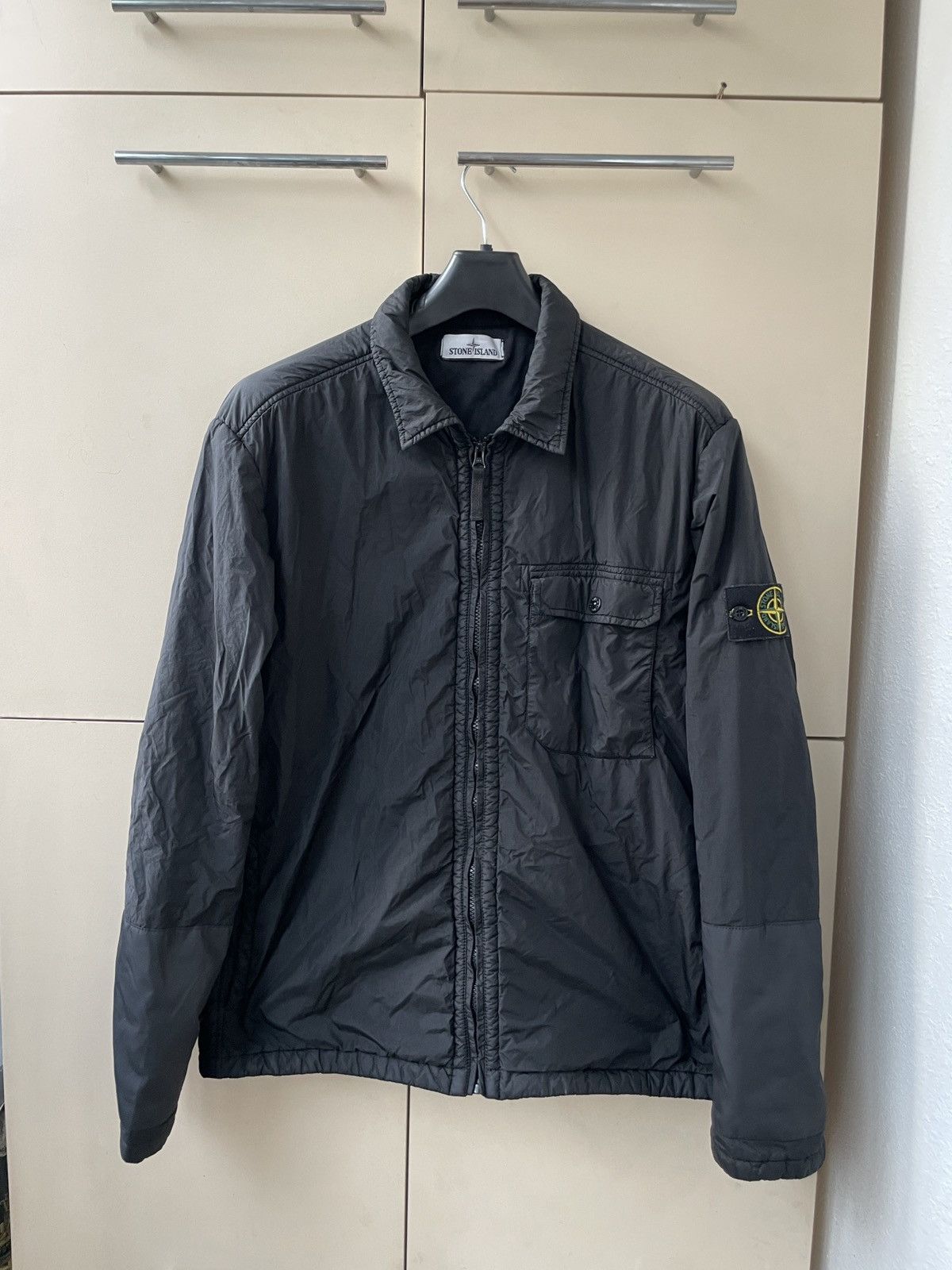 Stone Island Stone Island Nylon Coach Jacket Overshirt Size US XL / EU 56 / 4 - 1 Thumbnail